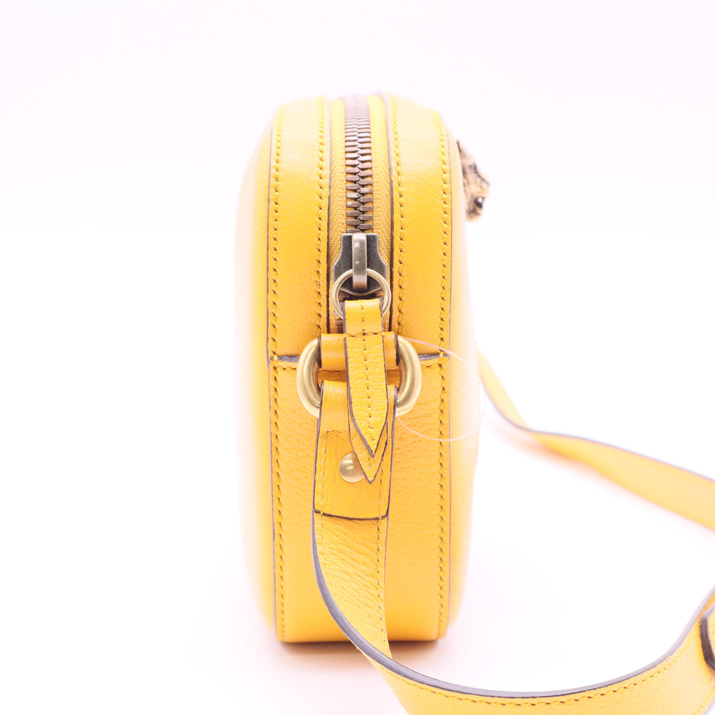 Animalier Web Crossbody Bag Leather Small Twins Gucci