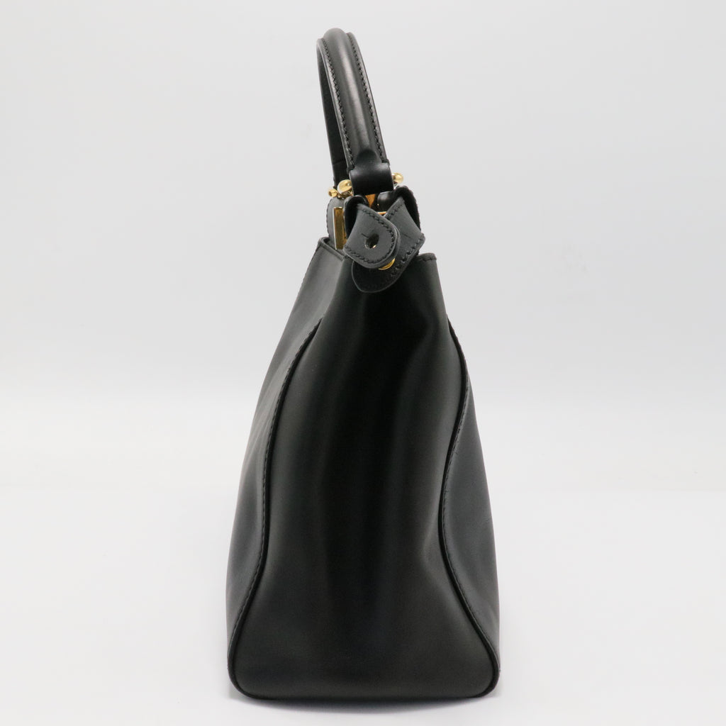 Peekaboo Bag Leather with Calf Hair Interior Regular