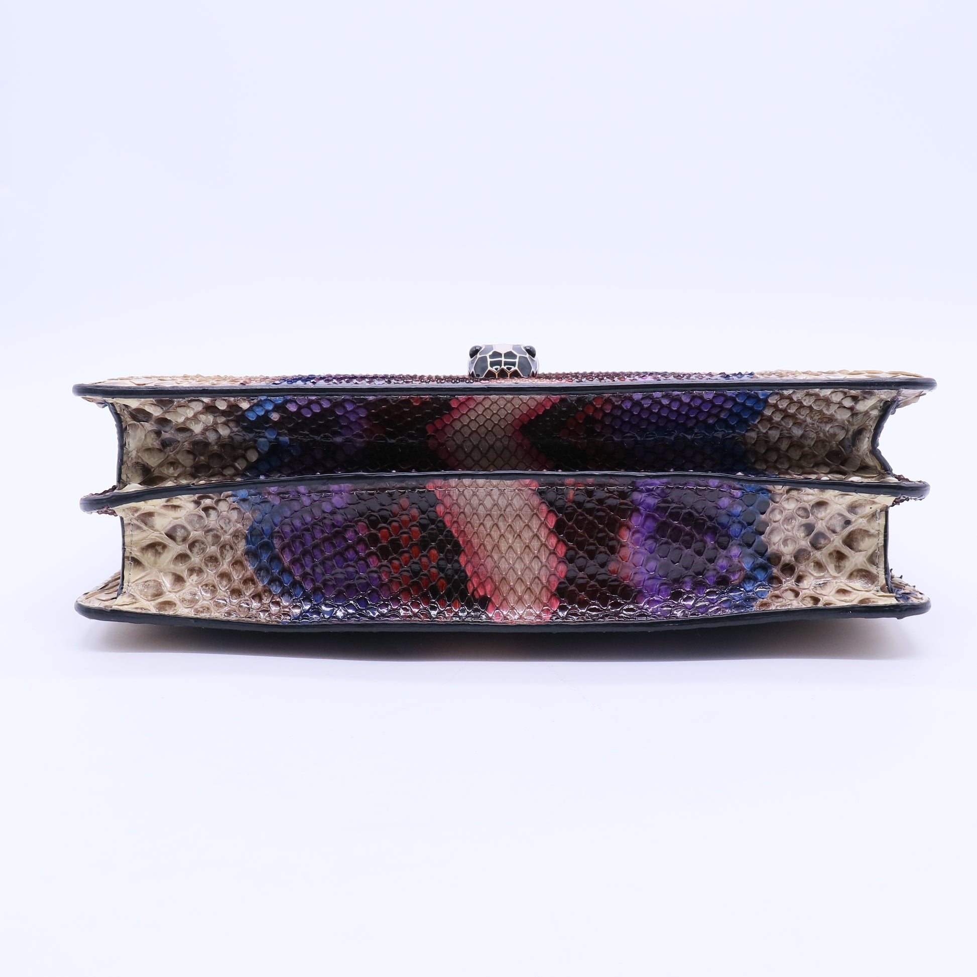 Bvlgari Bolso Serpenti de Cuero  Muy buen estado  Multicolor Cuero twins