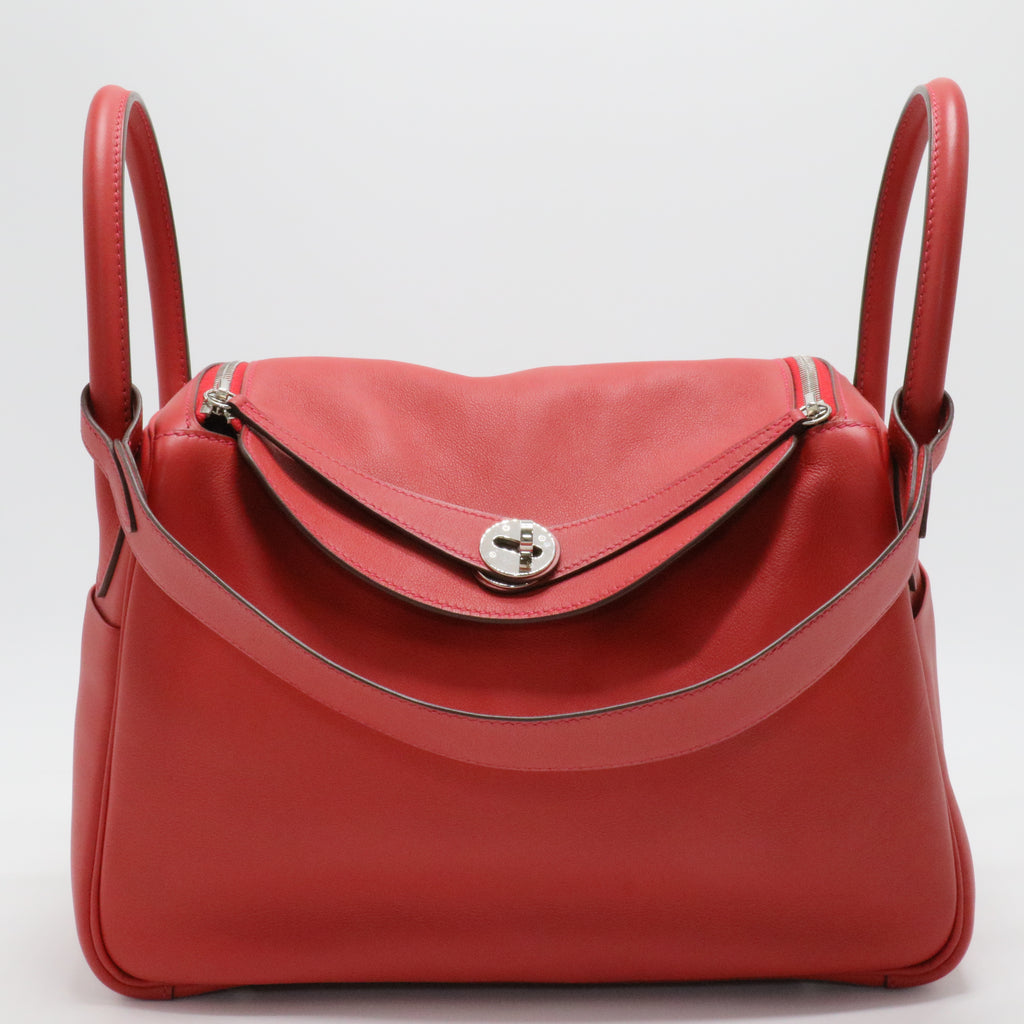 Lindy 30 Swift Leather Palladium Hardware S5-Rouge Tomate