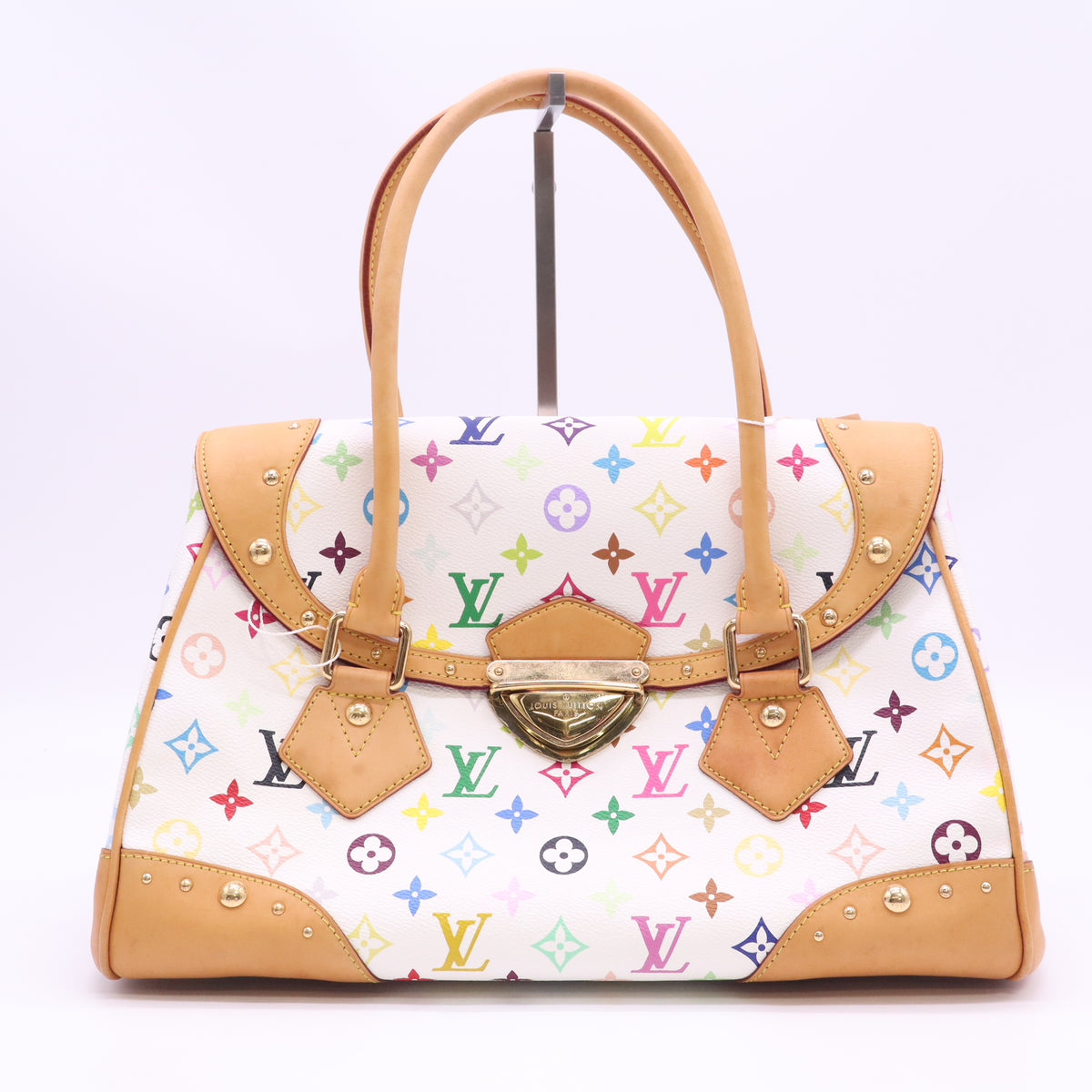 Louis Vuitton White Monogram Multicolore Canvas Beverly GM Bag Twins B24369
