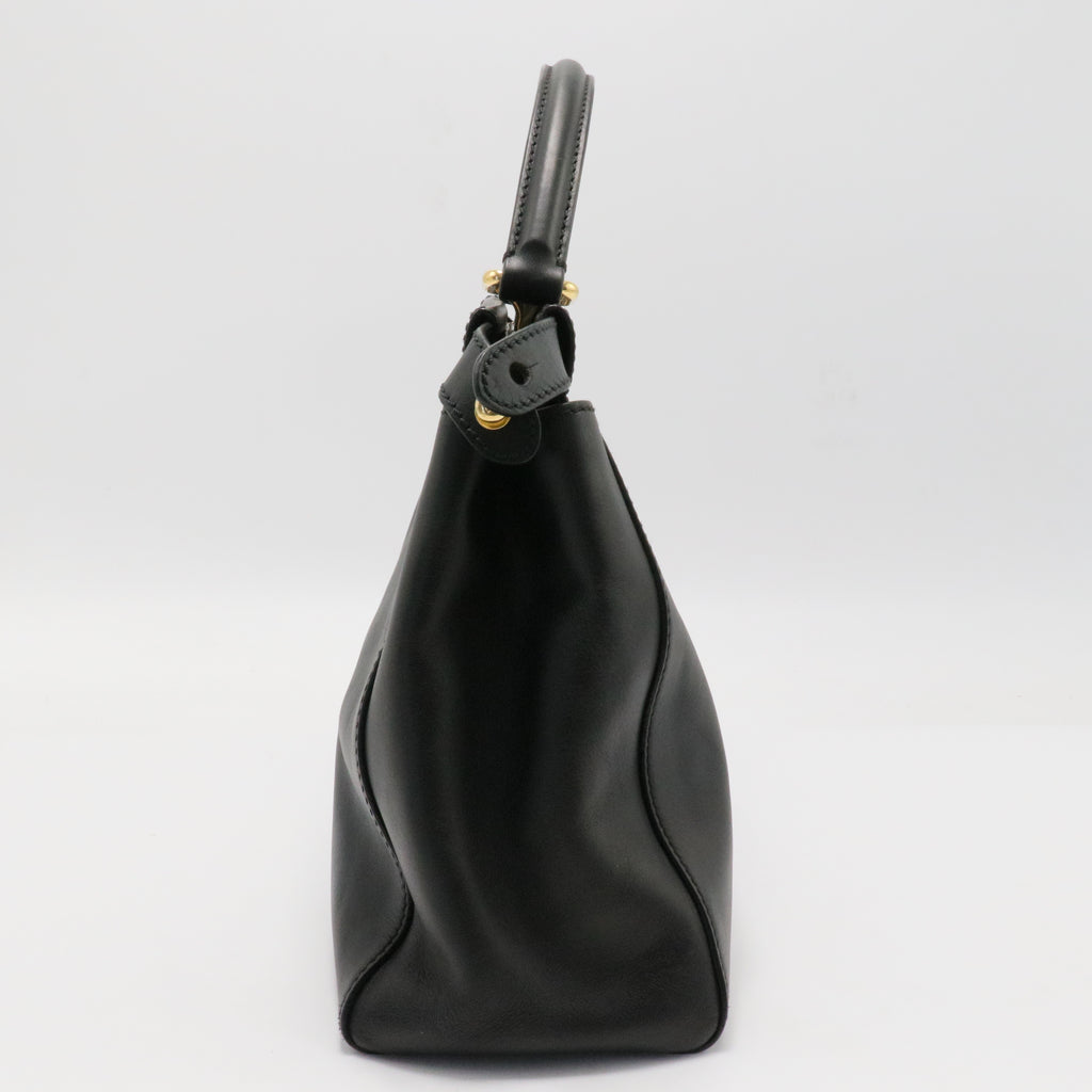 Peekaboo Bag Leather with Calf Hair Interior Regular
