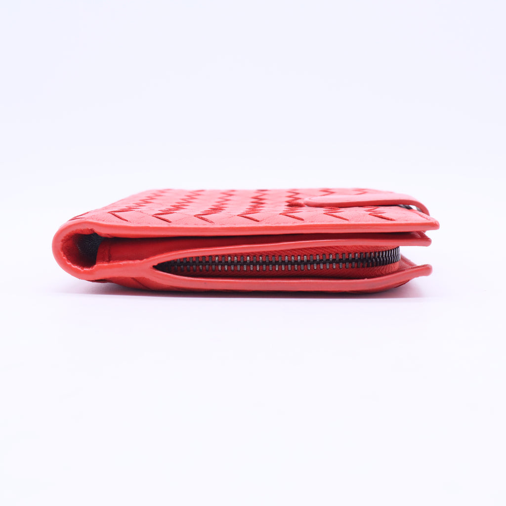 Intrecciato French Purse Intrecciato Weave Wallet W20125