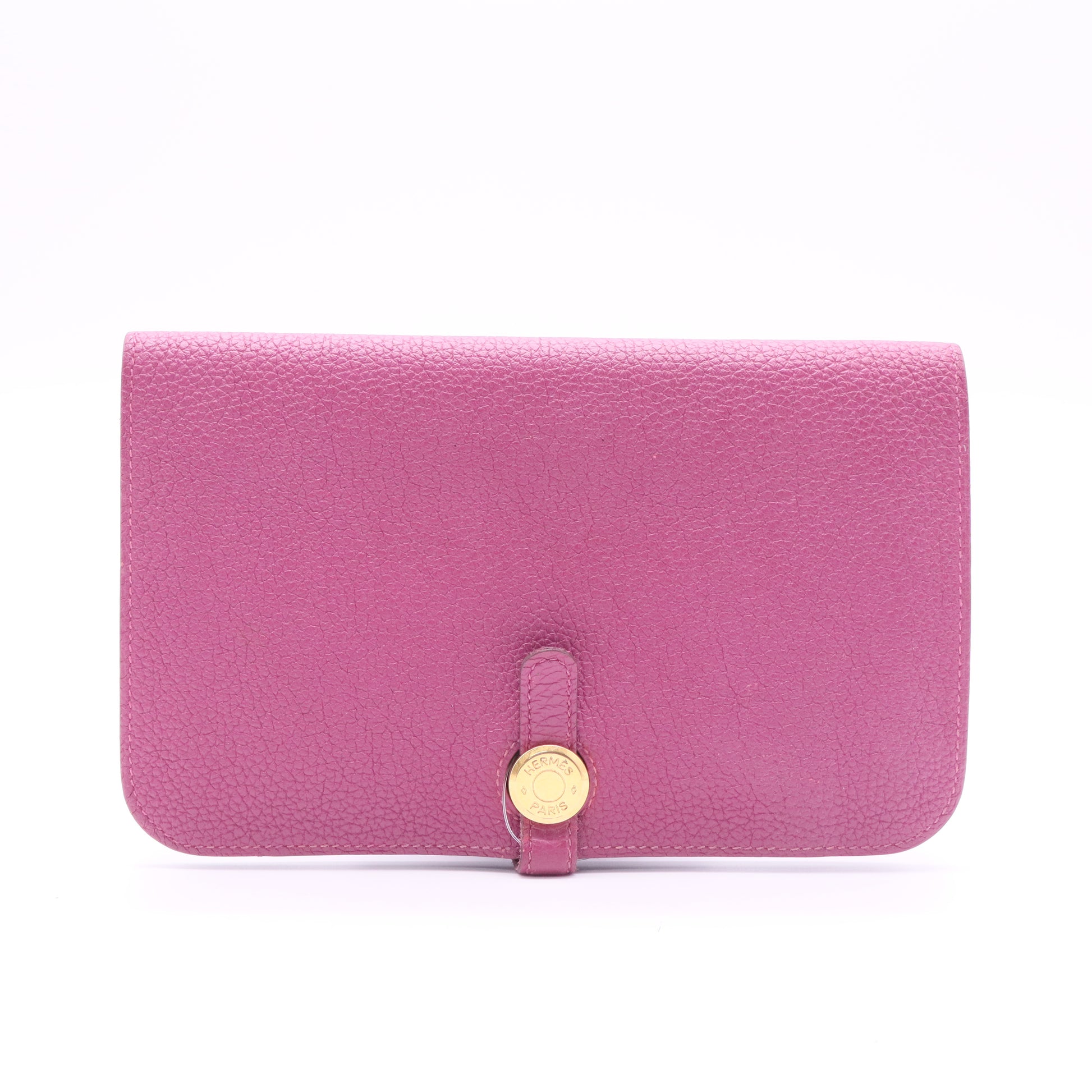 Dogon Wallet Coveted 5P Pink GM Long Togo Gold Hardware Twins