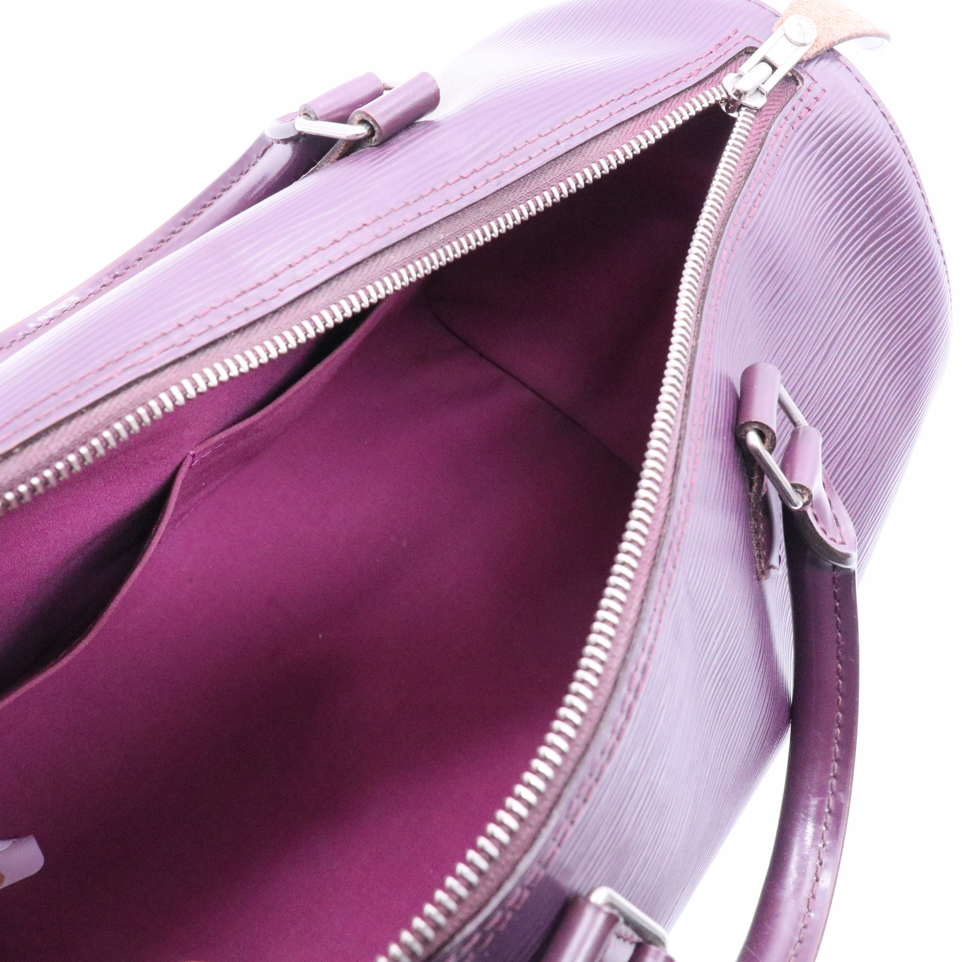 Louis Vuitton Epi Speedy 30 Cassis Purple B21392
