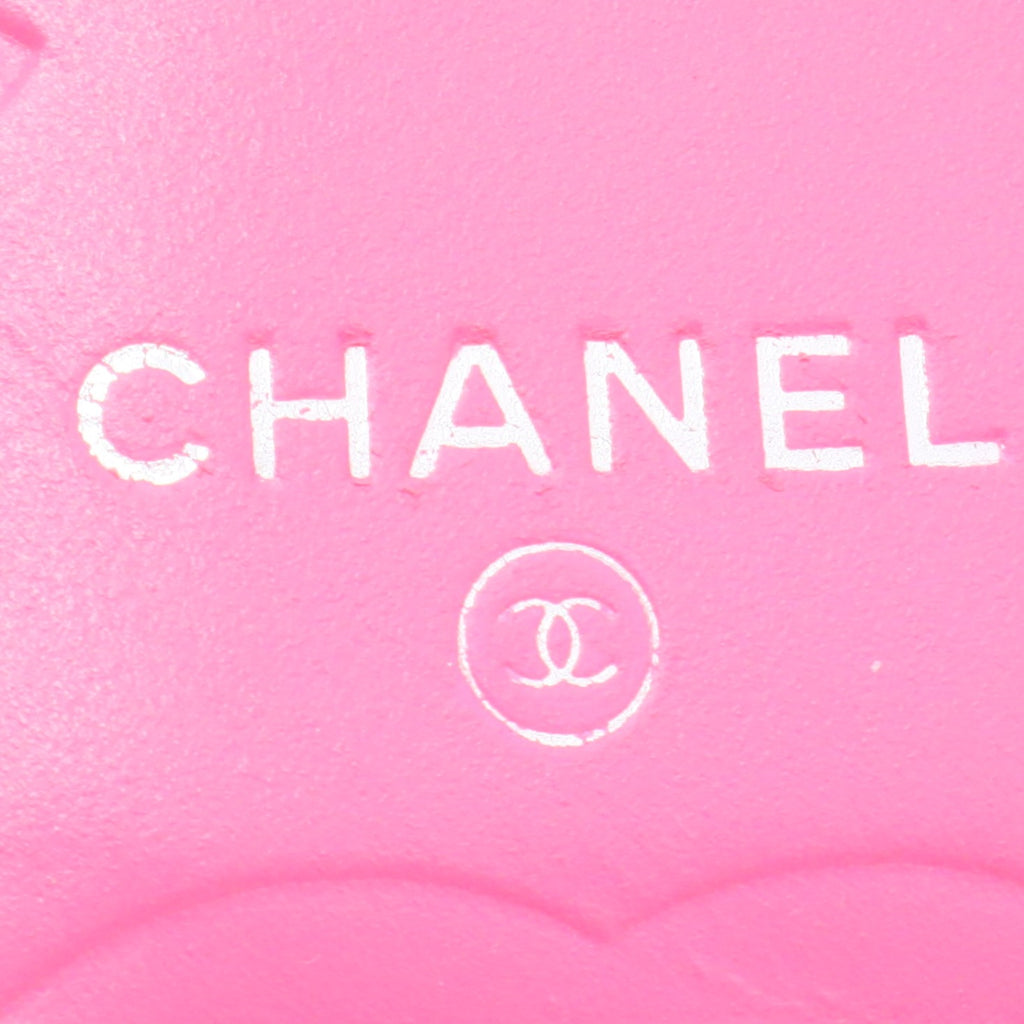 Calfskin Cambon Zipped Pocket Wallet Black GISEL