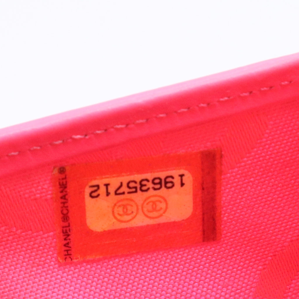 Calfskin Cambon Zipped Pocket Wallet Black GISEL