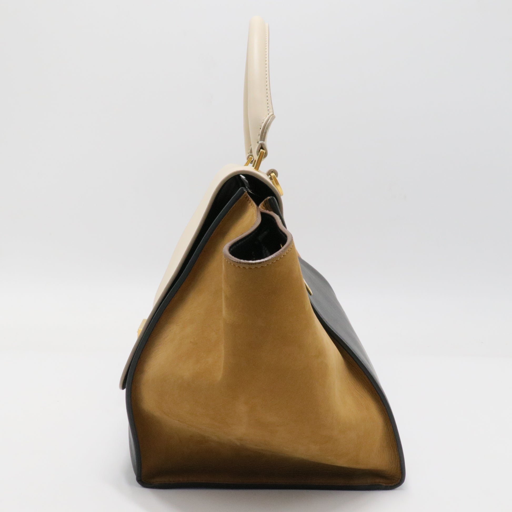 Tricolor Trapeze Bag Leather Medium