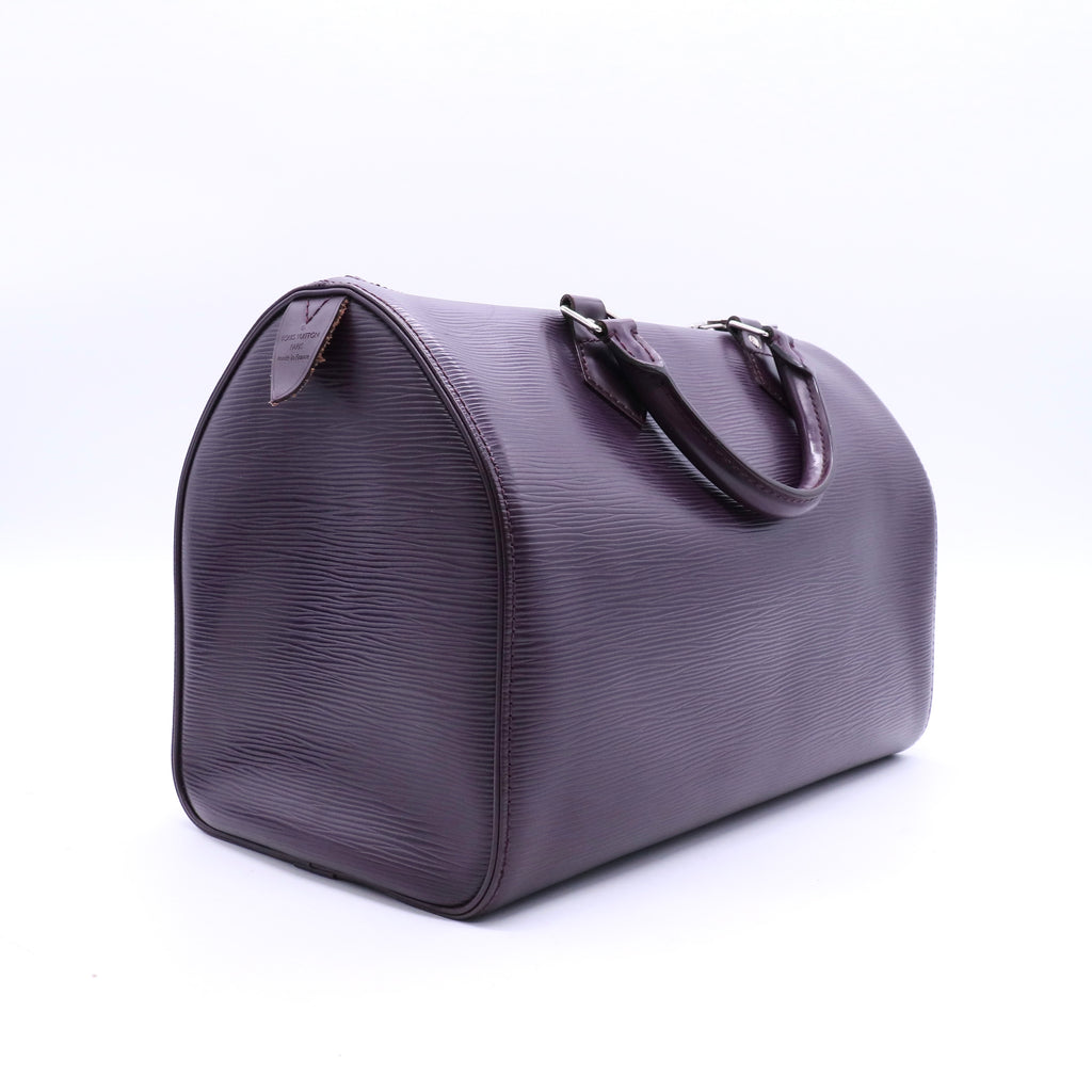 Louis Vuitton Epi Speedy 30 Cassis Purple B21392