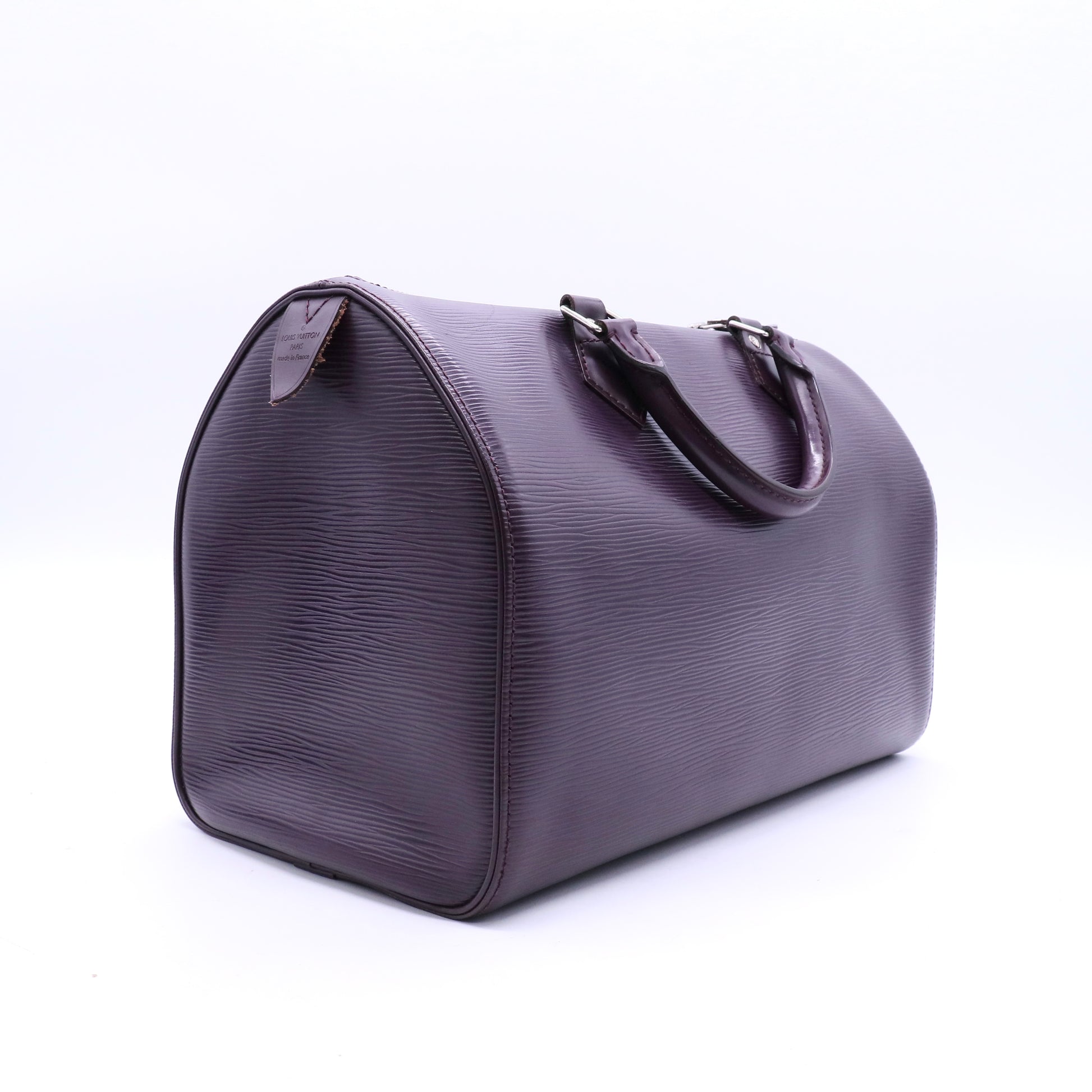 Louis Vuitton Epi Speedy 30 Cassis Purple B21392