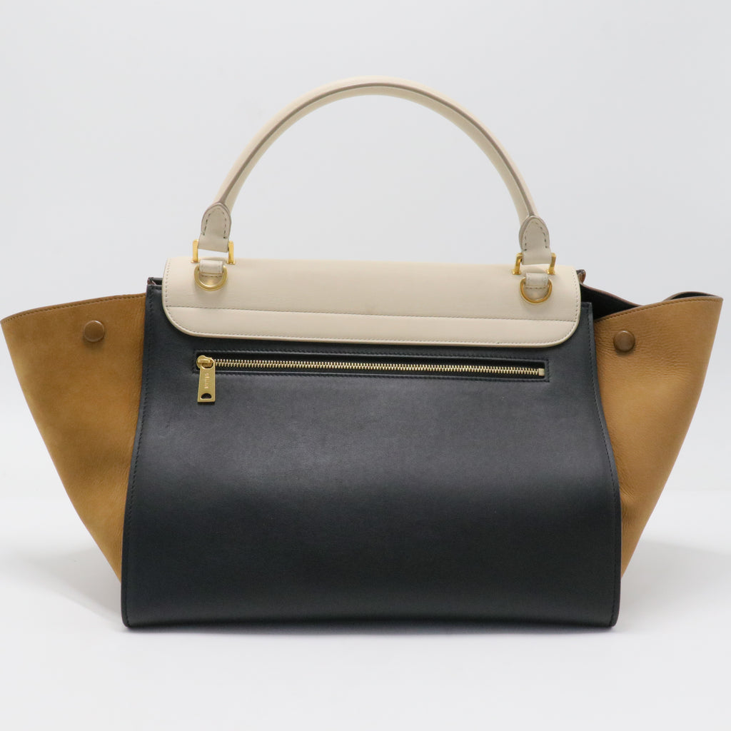 Tricolor Trapeze Bag Leather Medium