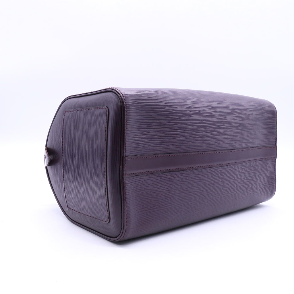 Louis Vuitton Epi Speedy 30 Cassis Purple B21392