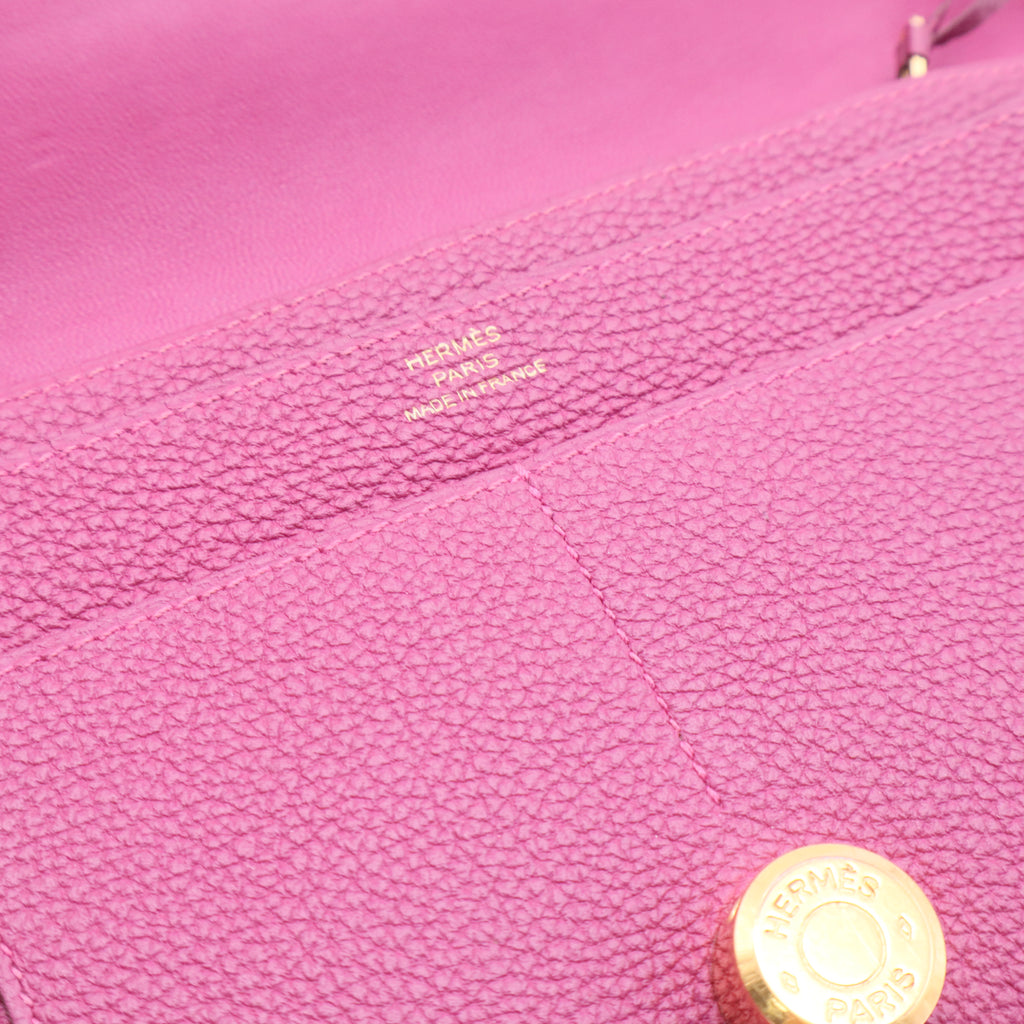 Dogon Wallet Coveted 5P Pink GM Long Togo Gold Hardware Twins