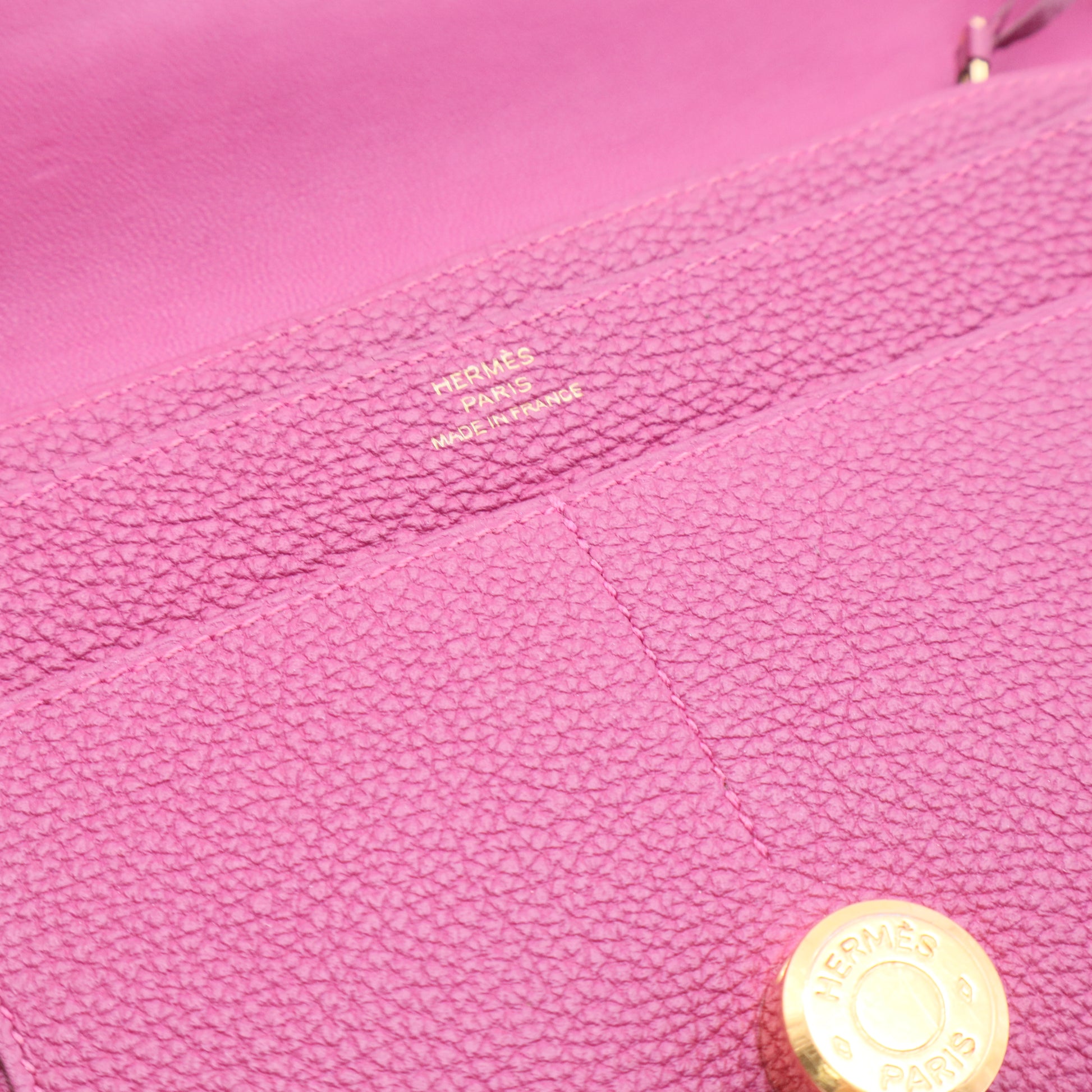 Dogon Wallet Coveted 5P Pink GM Long Togo Gold Hardware Twins