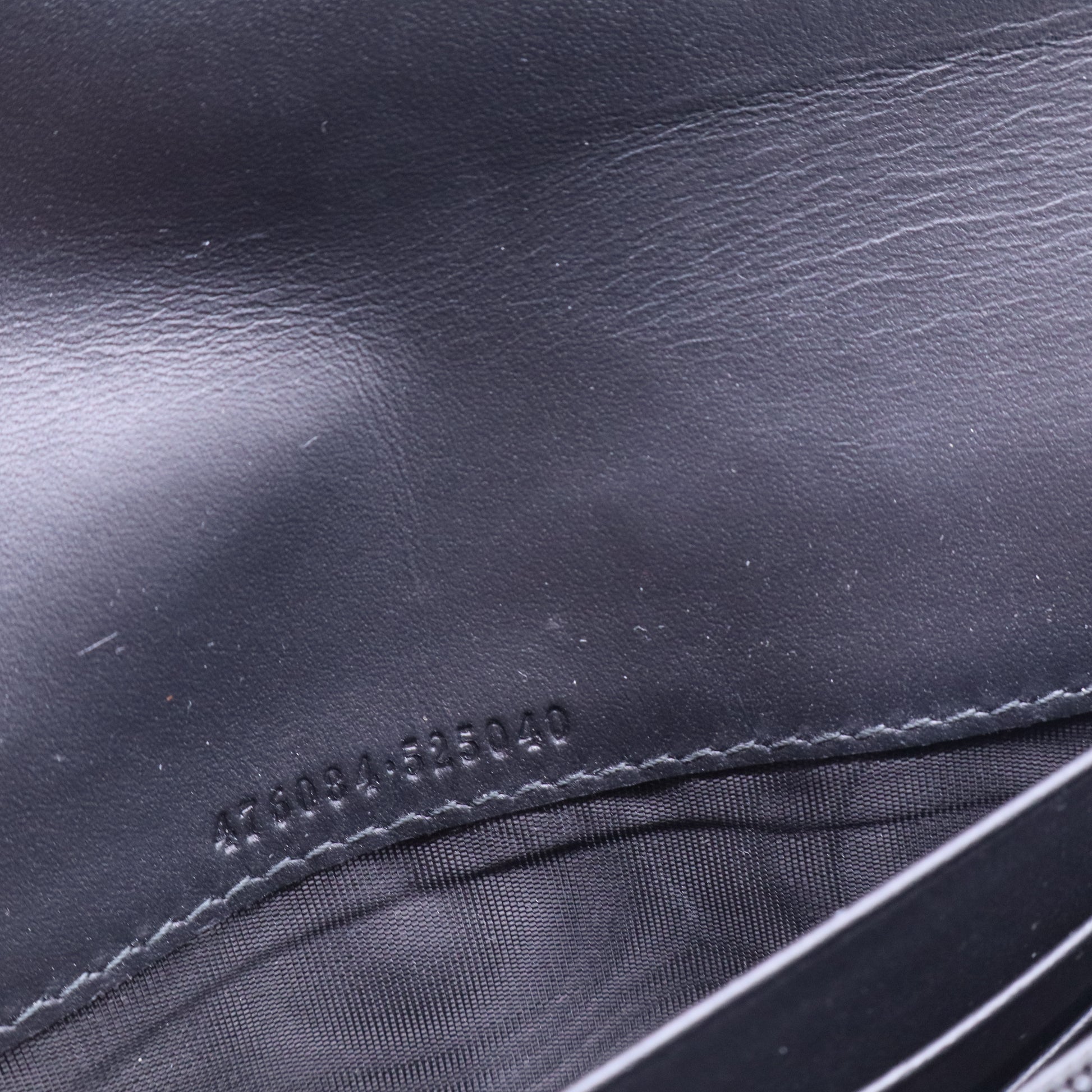 Black Leather Signature Web Sylvie Continental Wallet W20146