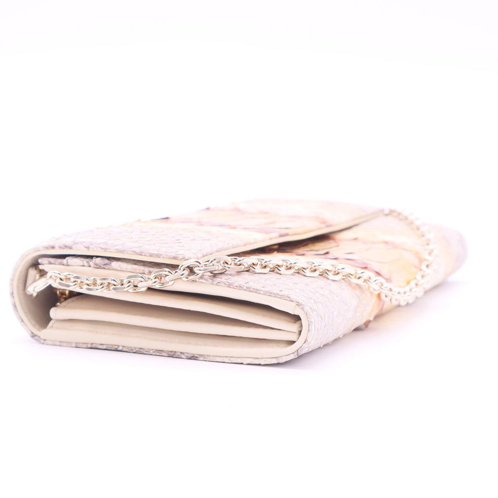 Lady Dior Python Clutch Chain Strap Twins