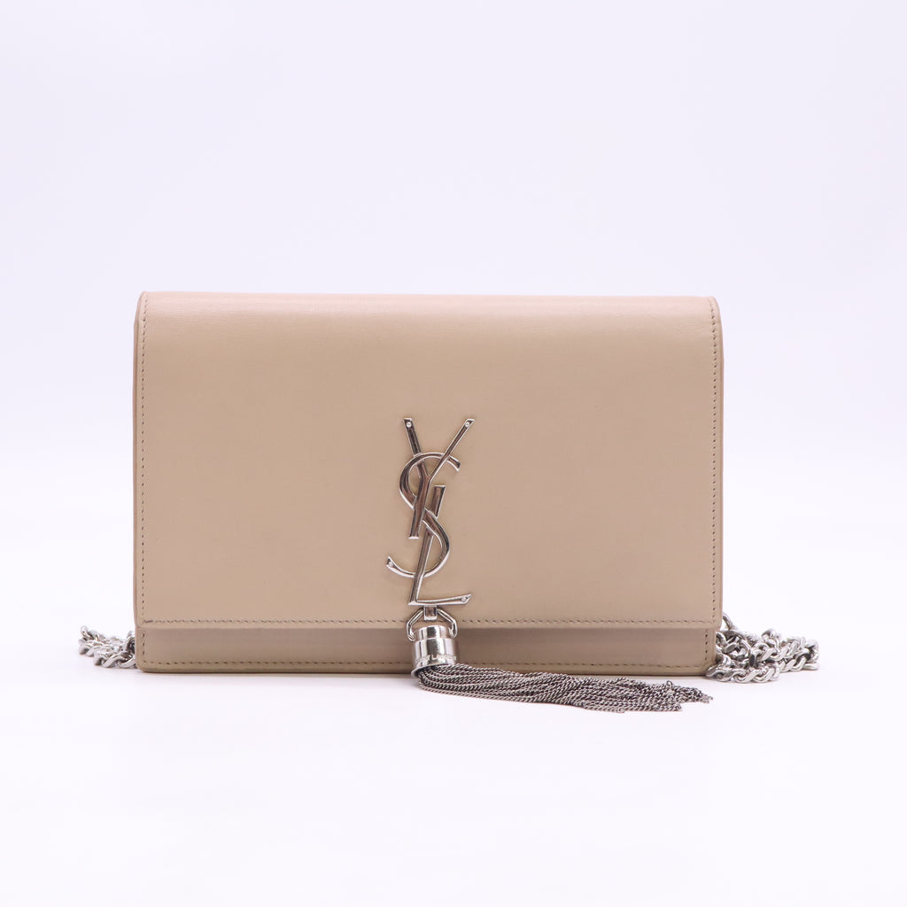Smooth Calfskin Classic Monogram Kate Tassel Chain Wallet B24575