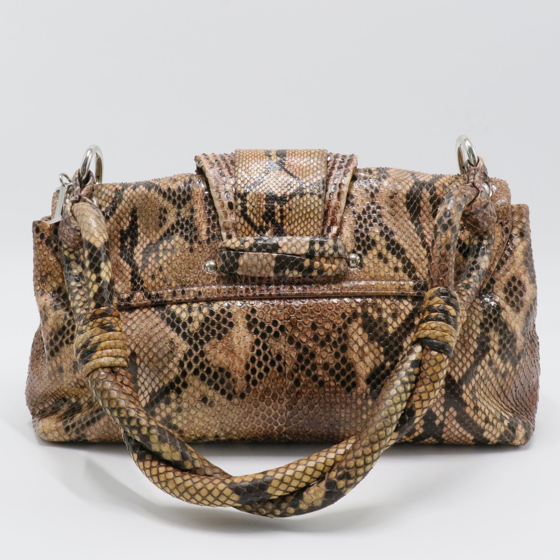 Vintage Python Demi Handbag