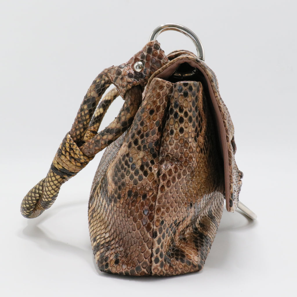 Vintage Python Demi Handbag