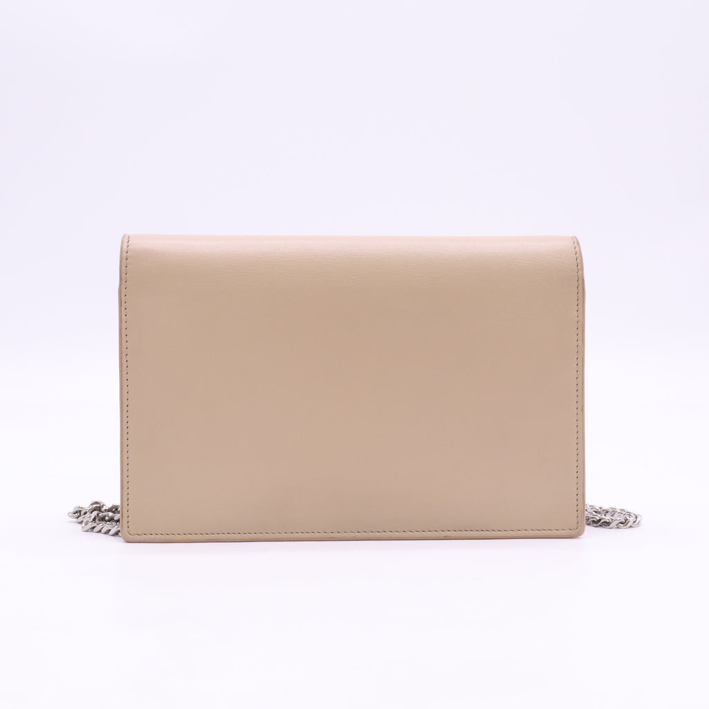 Smooth Calfskin Classic Monogram Kate Tassel Chain Wallet B24575