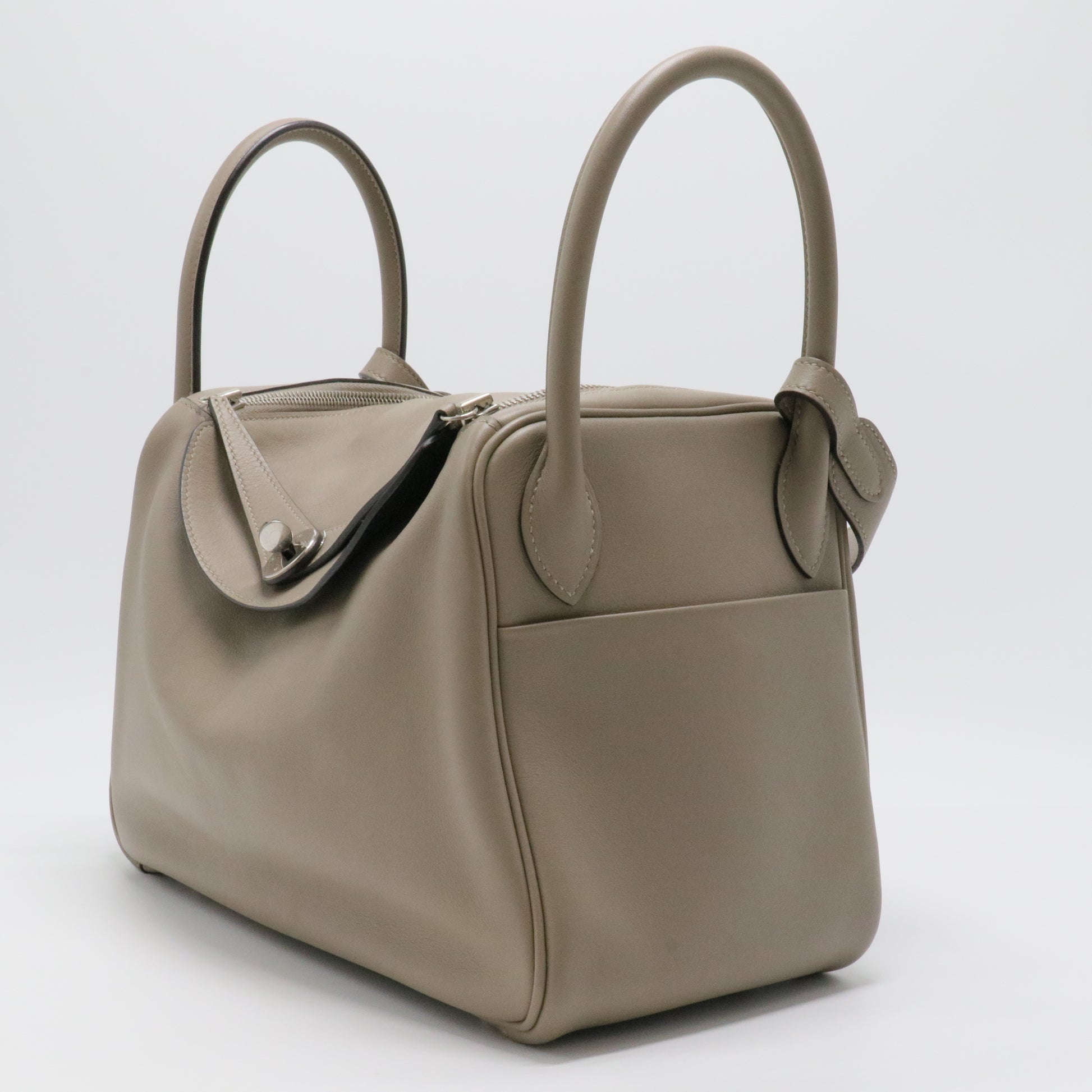 Lindy 30 Swift Leather Palladium Hardware 81-Gris Tourterelle