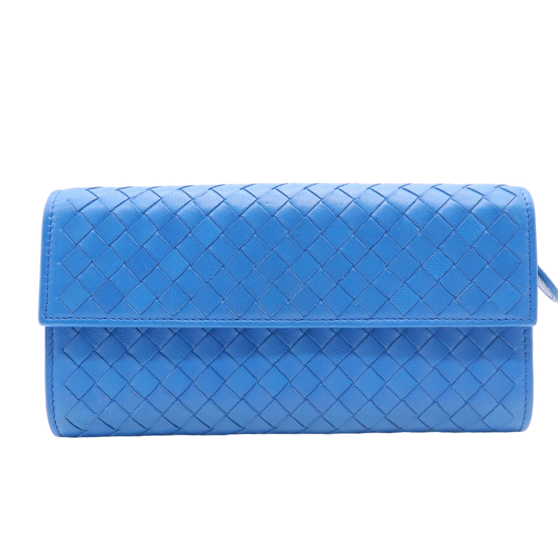 Nappa Intrecciato Continental Flap Wallet