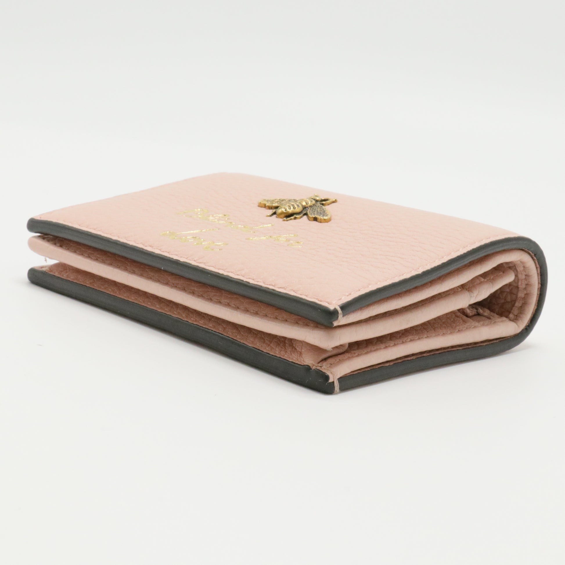 Light Pink Leather Blind for Love Card Case