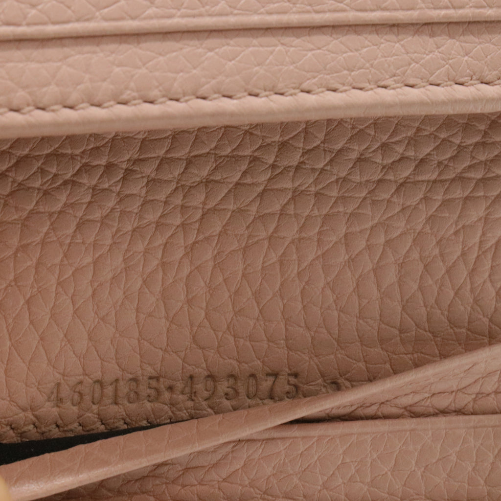 Light Pink Leather Blind for Love Card Case