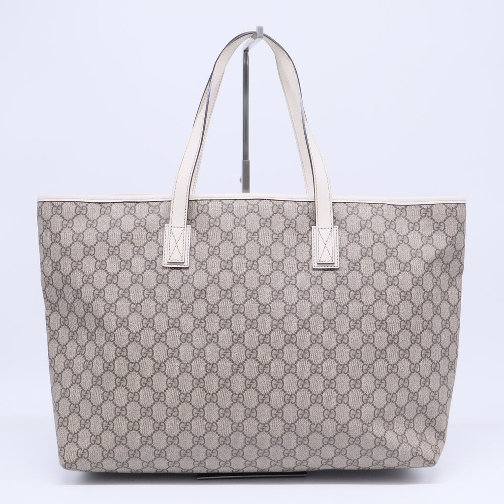 Plus Tote GG Coated Canvas with Leather Large B20579