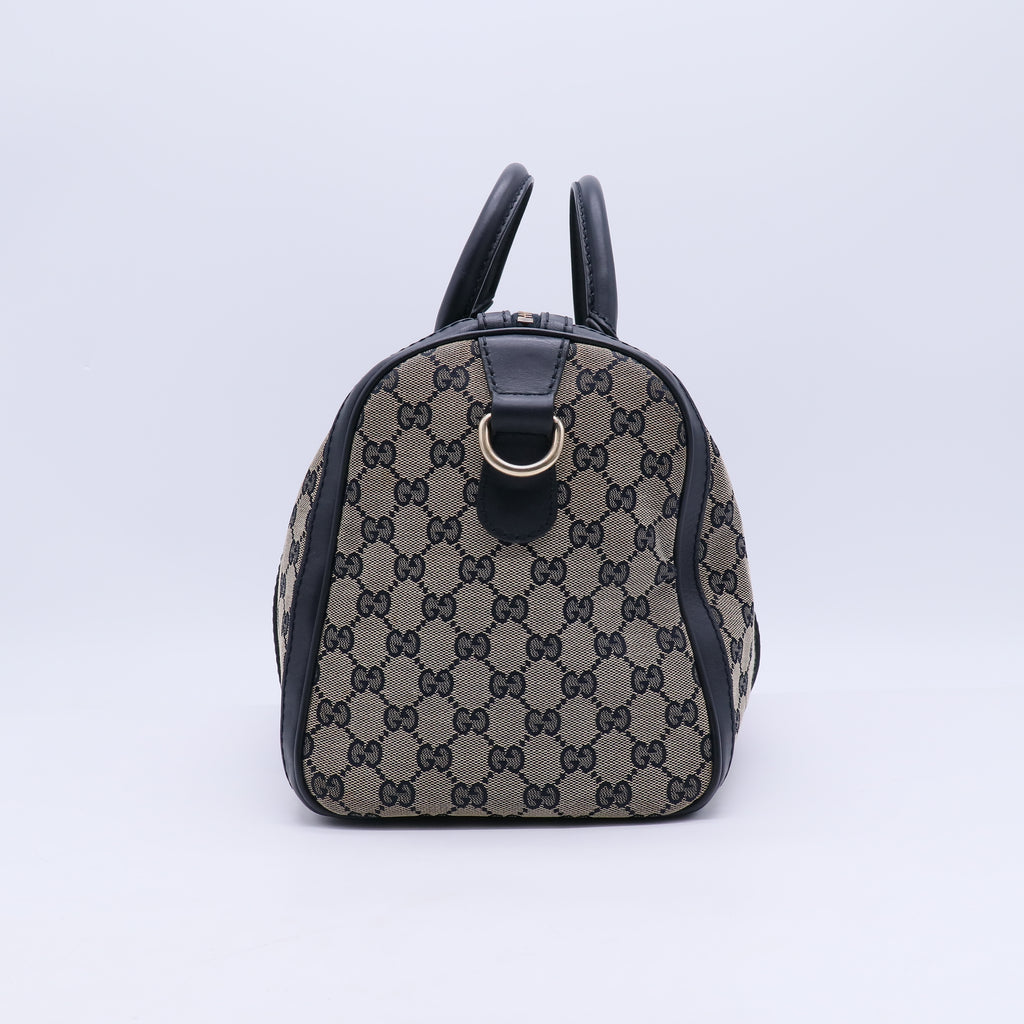 Monogram Selleria Calfskin Vintage Web Medium Boston  B21111