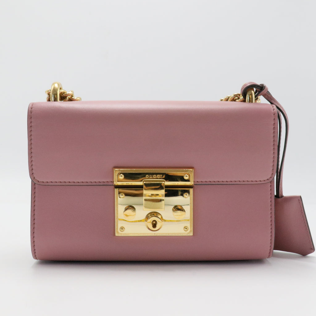 Padlock Shoulder Bag Guccissima Leather Small