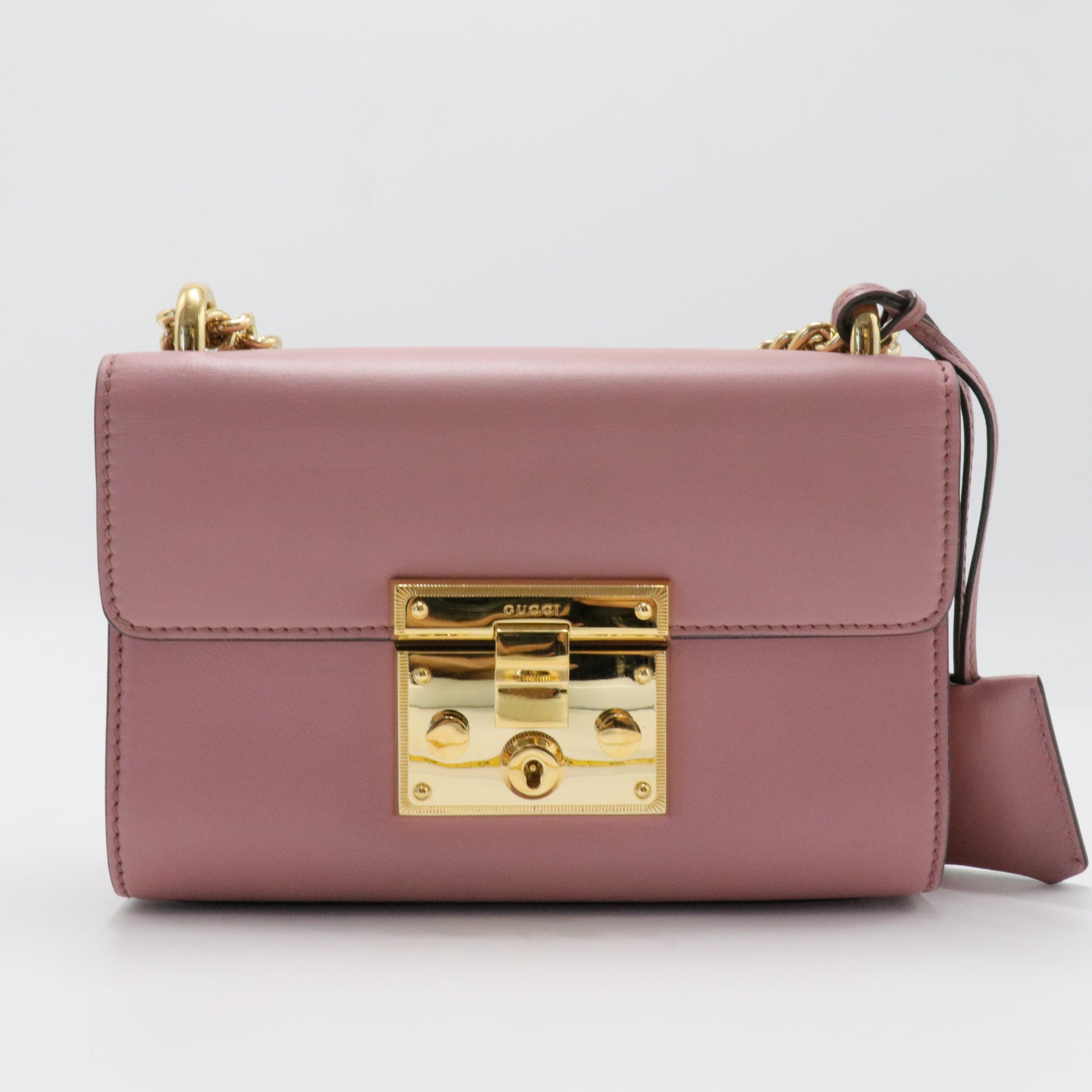 Padlock Shoulder Bag Guccissima Leather Small