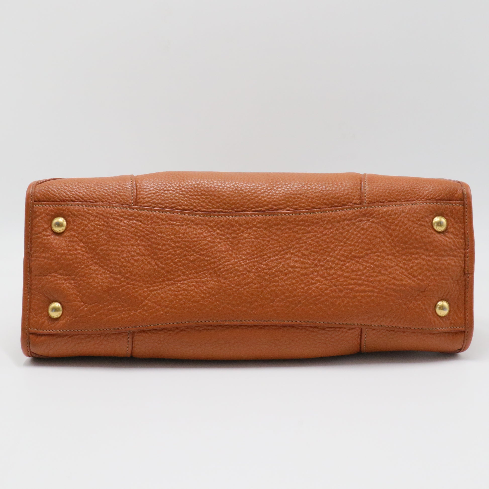 Front Zip Convertible Satchel Vitello Phenix Medium