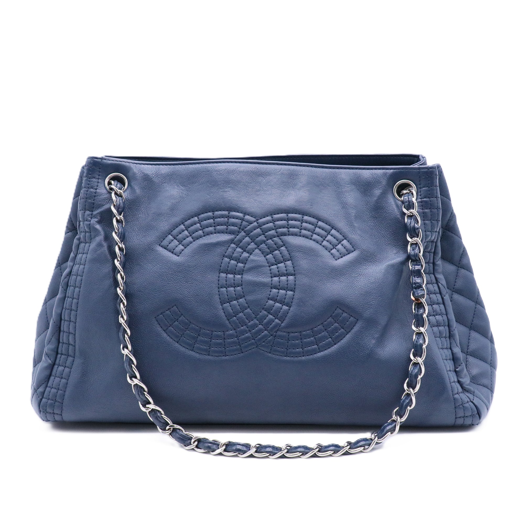 Coco Bengal Accordion Tote Calfskin Large