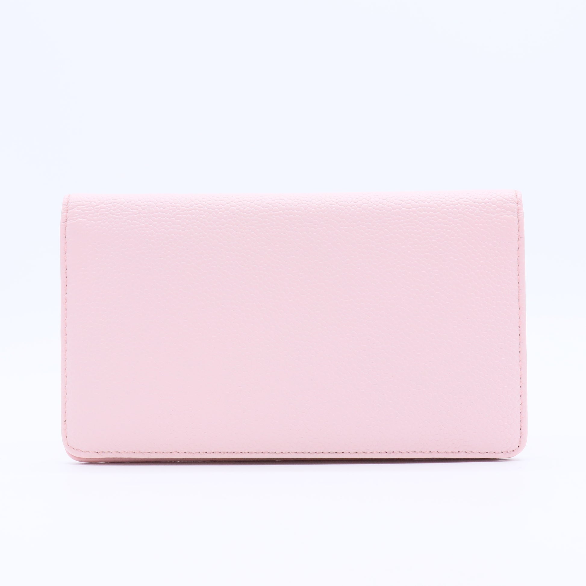 Quilted Caviar Timeless CC Classic Wallet On Chain