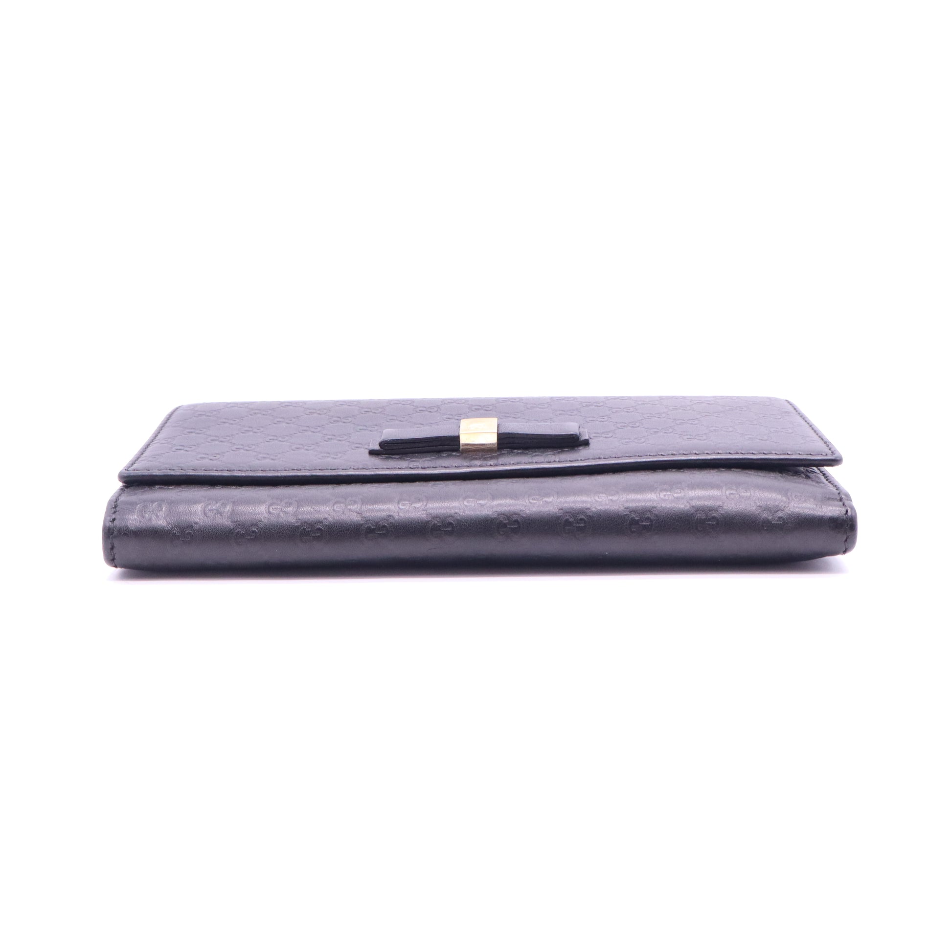 Gucci Microguccissima Bow Continental Wallet W21153