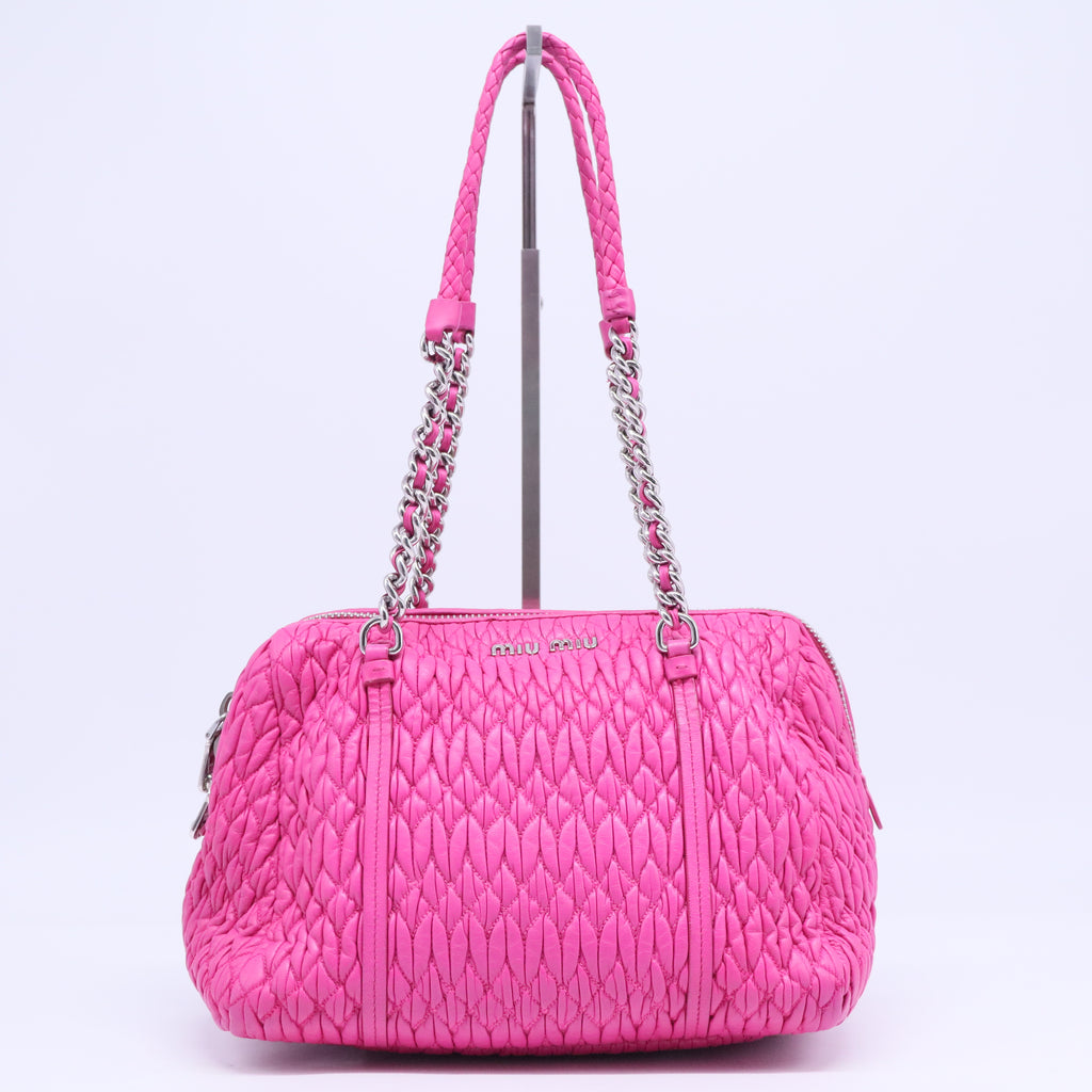 Leather Shoulder Bag   B20452