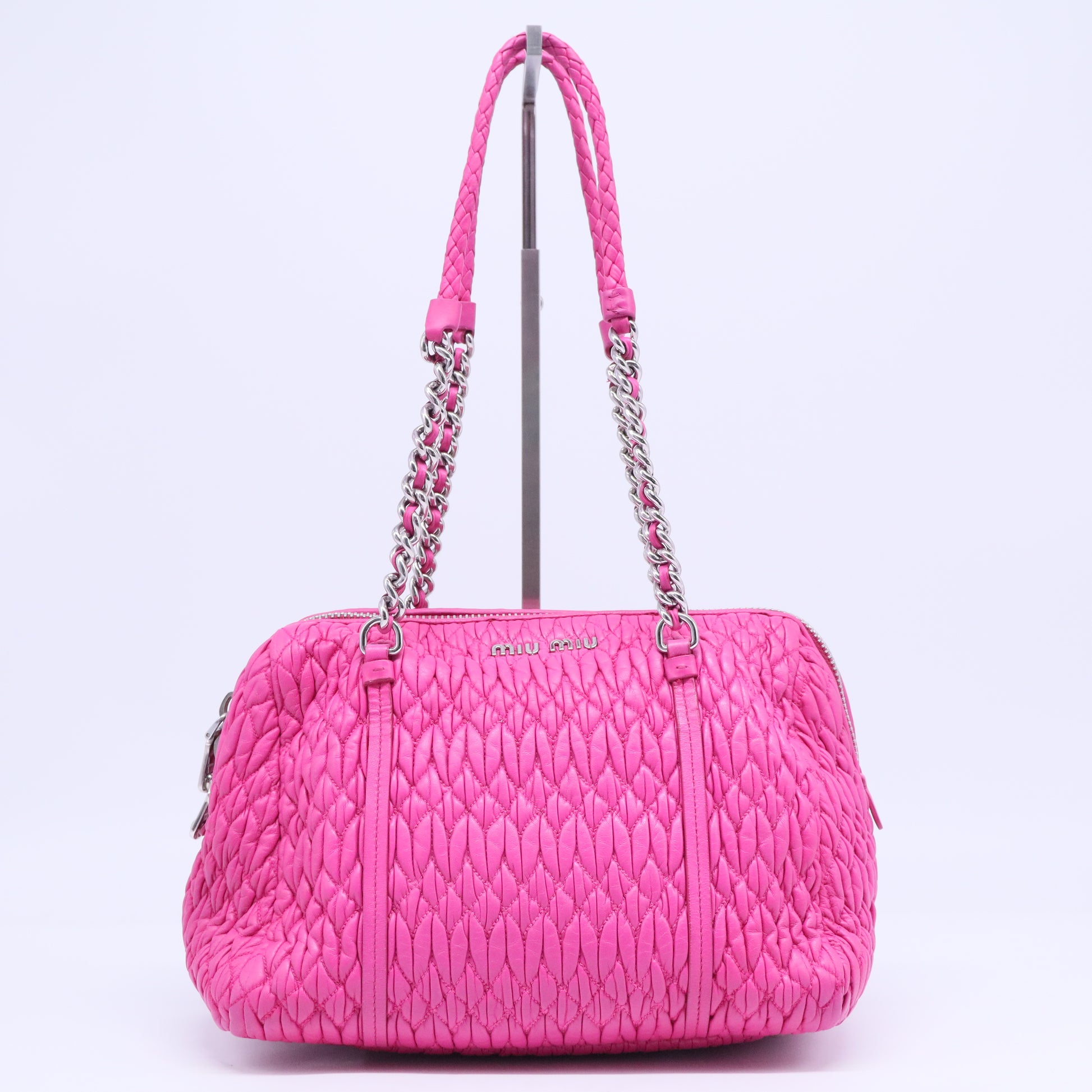 Leather Shoulder Bag   B20452