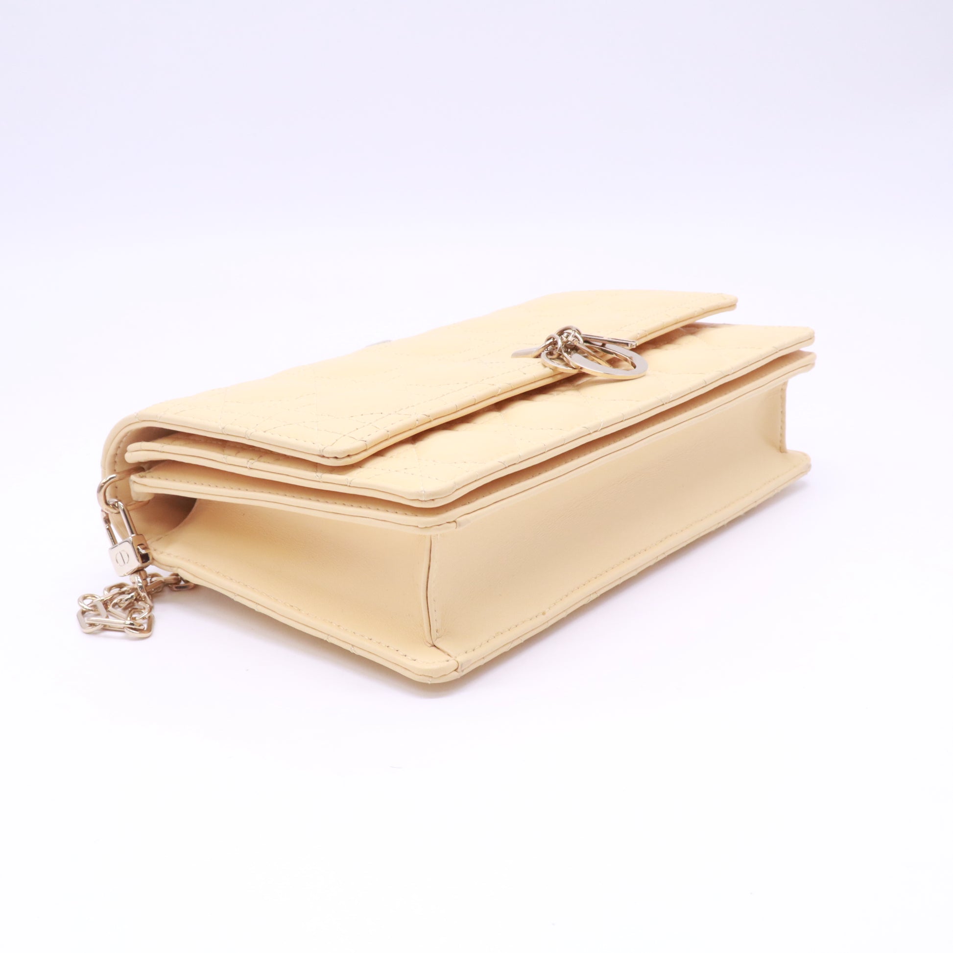 Christian Dior My Dior Top Handle Flap Bag Cannage Quilt Lambskin twins LDJ5299