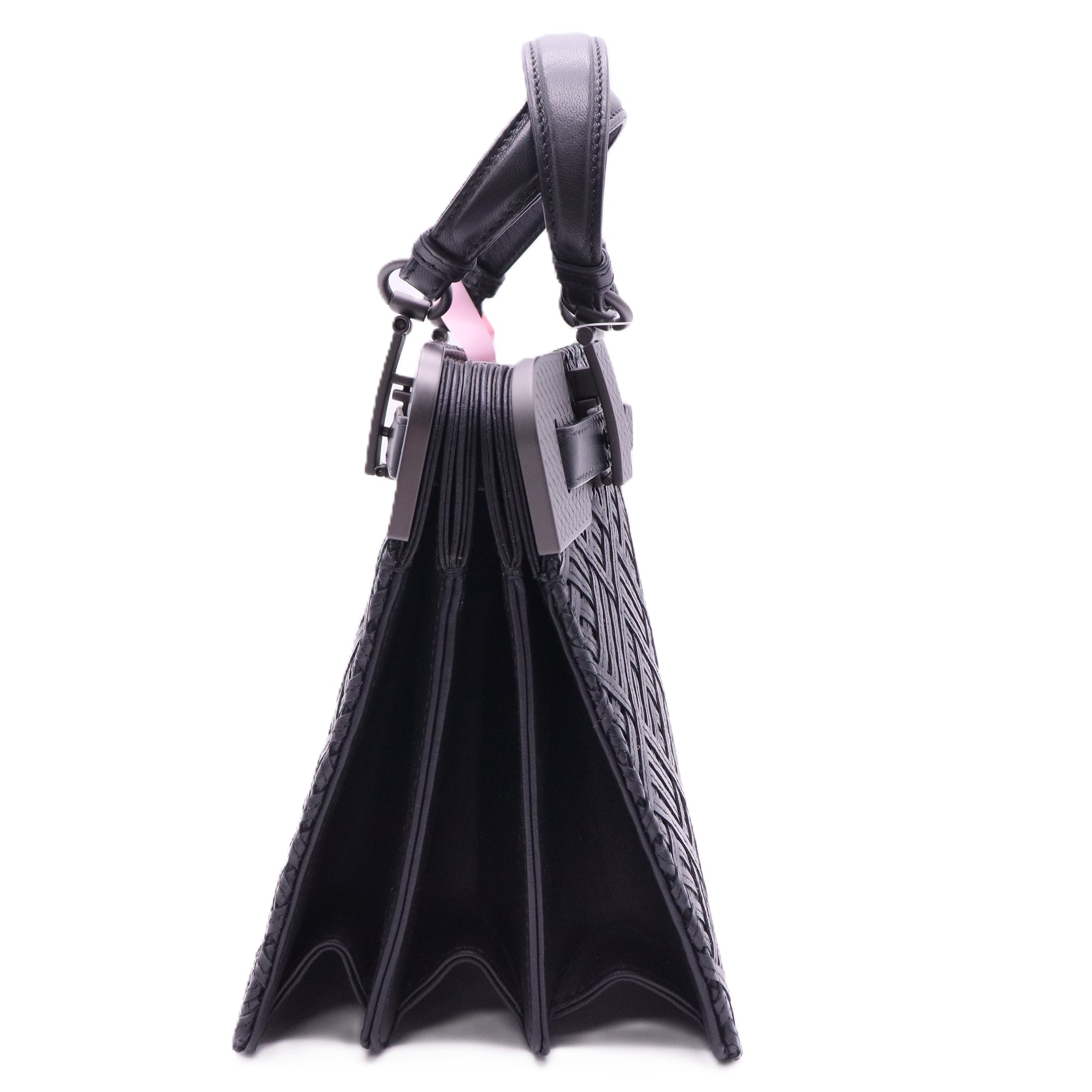 Metal Plate Handbag Twins