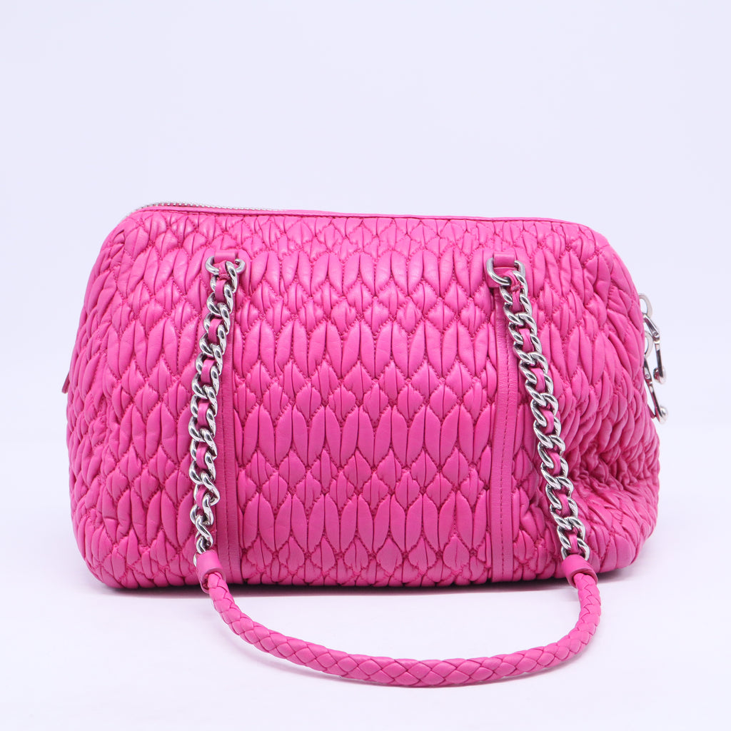 Leather Shoulder Bag   B20452