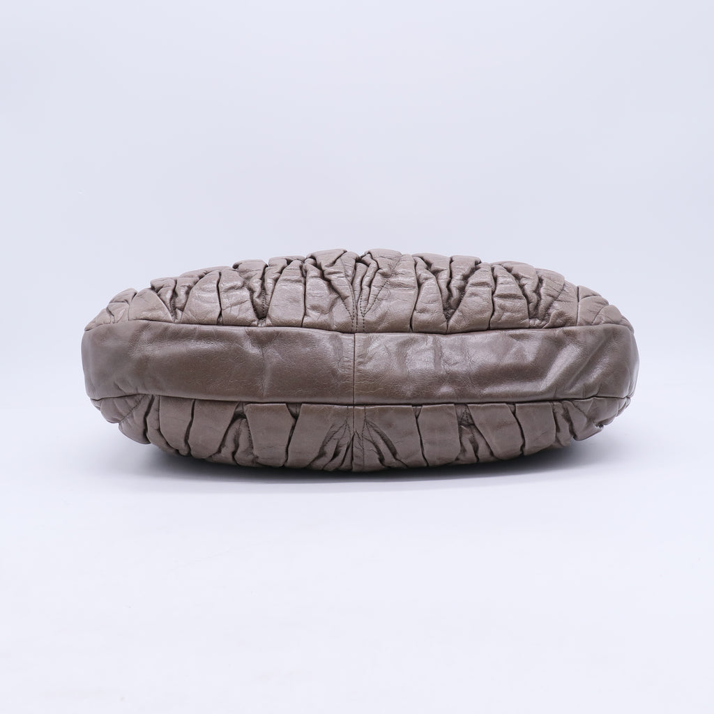 Nappa Matelasse Coffer Hobo Juta B21184