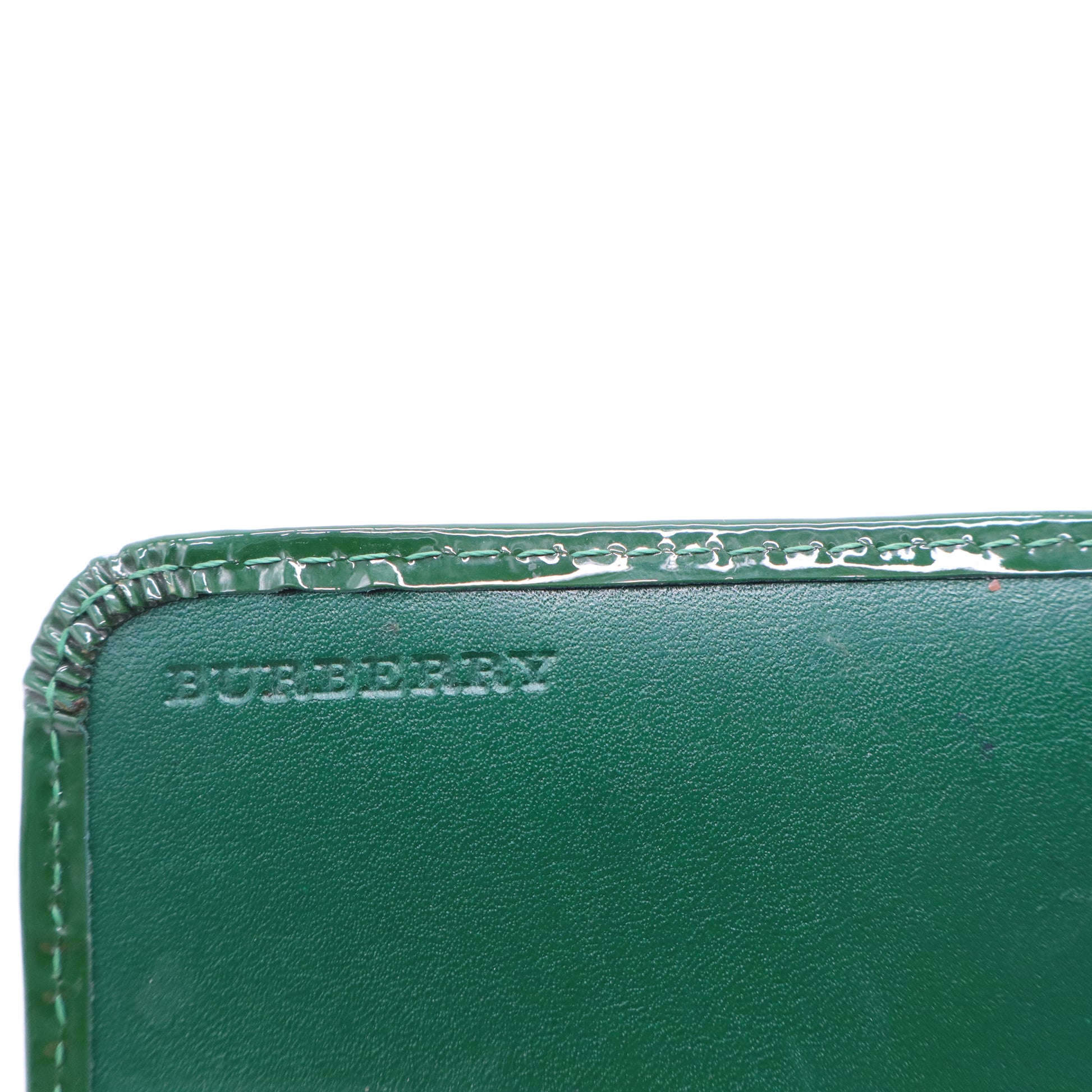 Burberry Nova Check Patent Leather Penrose Continental Wallet W21167