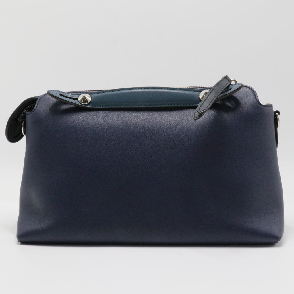 Vitello Dolce 4 Color Medium By The Way Boston Bag Blueberry Perla Multicolor