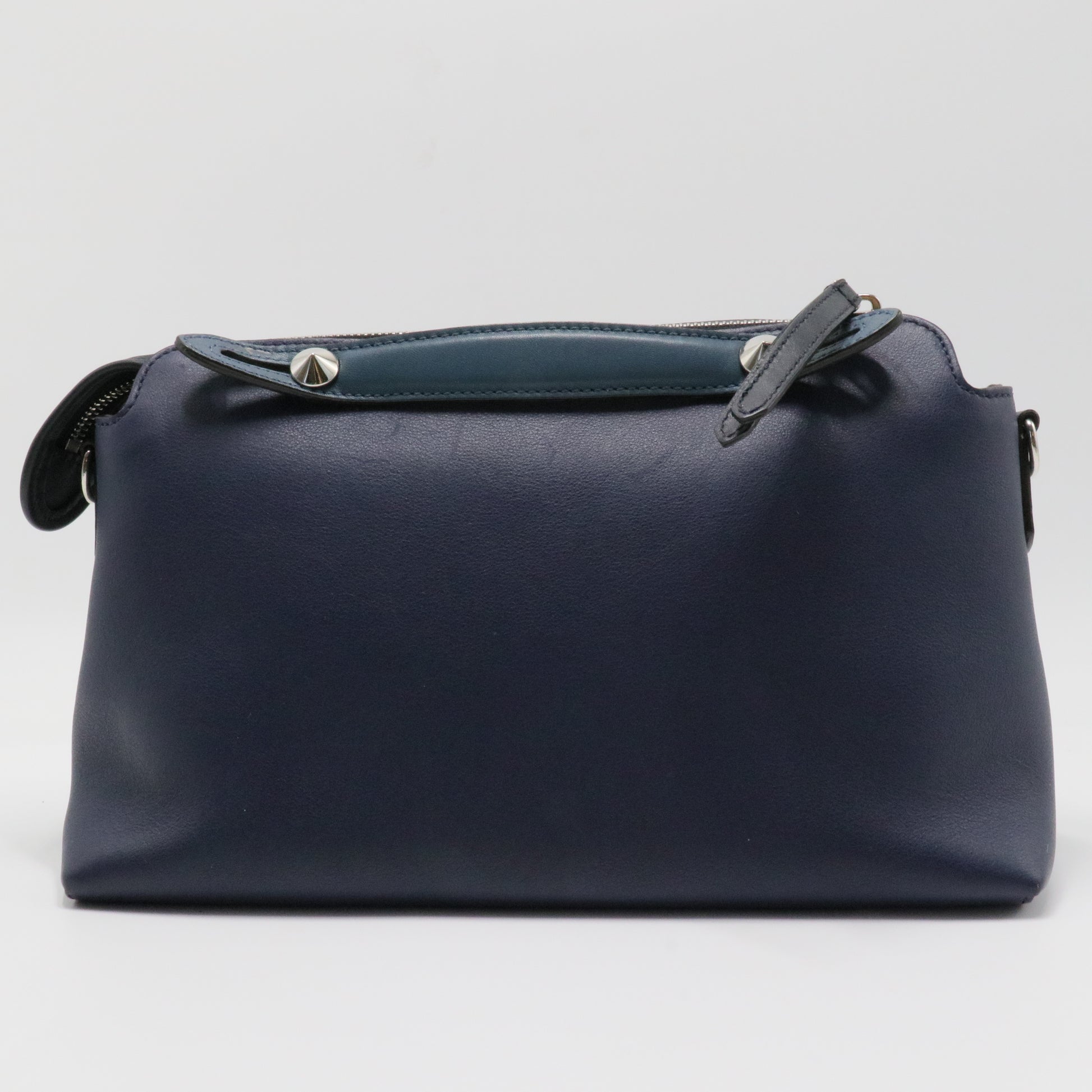 Vitello Dolce 4 Color Medium By The Way Boston Bag Blueberry Perla Multicolor