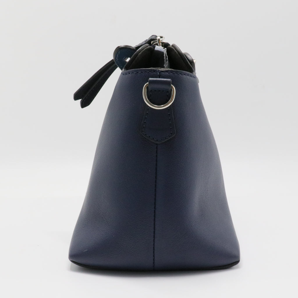 Vitello Dolce 4 Color Medium By The Way Boston Bag Blueberry Perla Multicolor