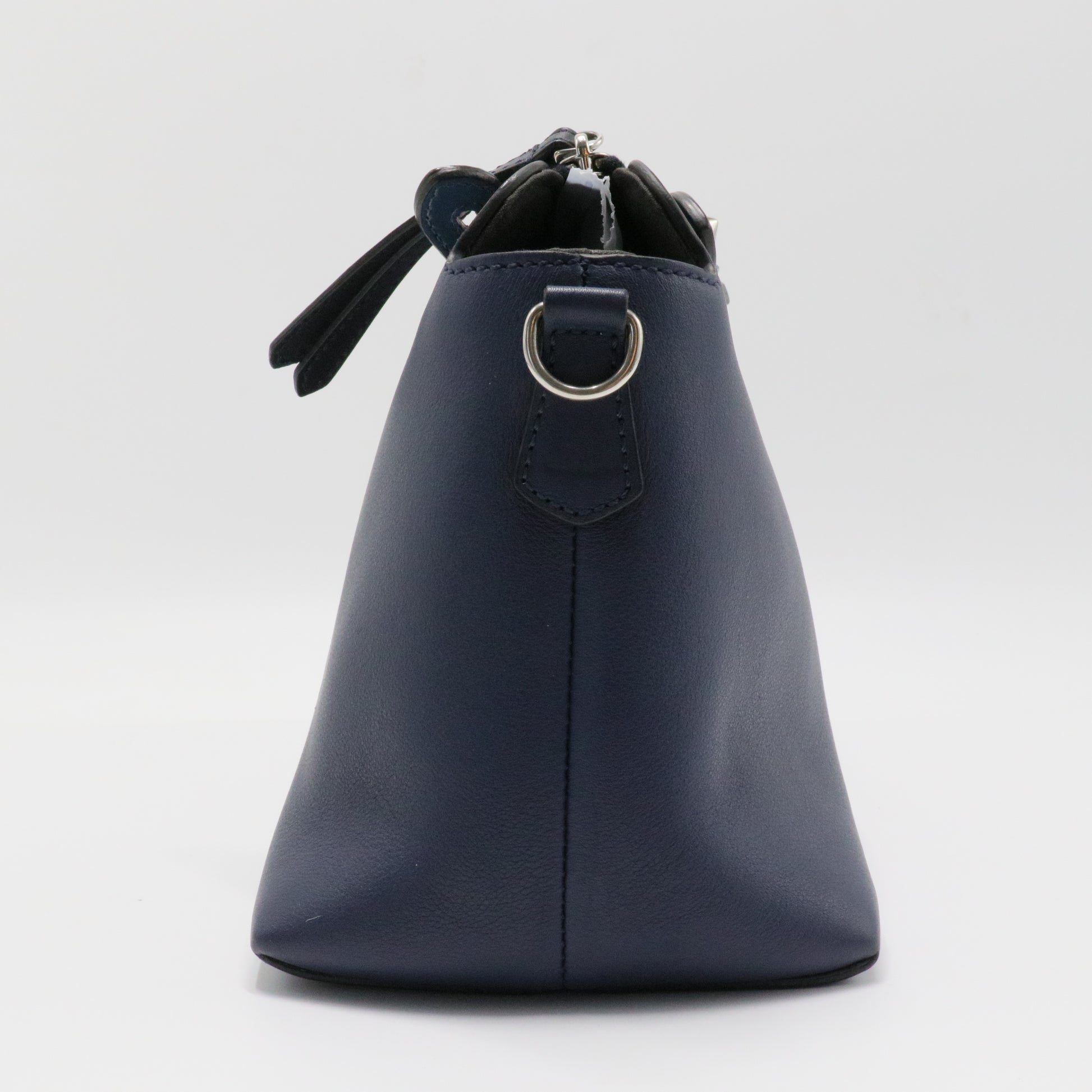 Vitello Dolce 4 Color Medium By The Way Boston Bag Blueberry Perla Multicolor