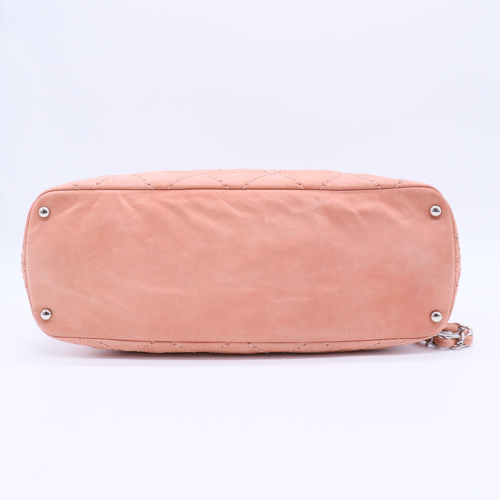 CC Sea Hit Tote Quilted Iridescent Calfskin Small