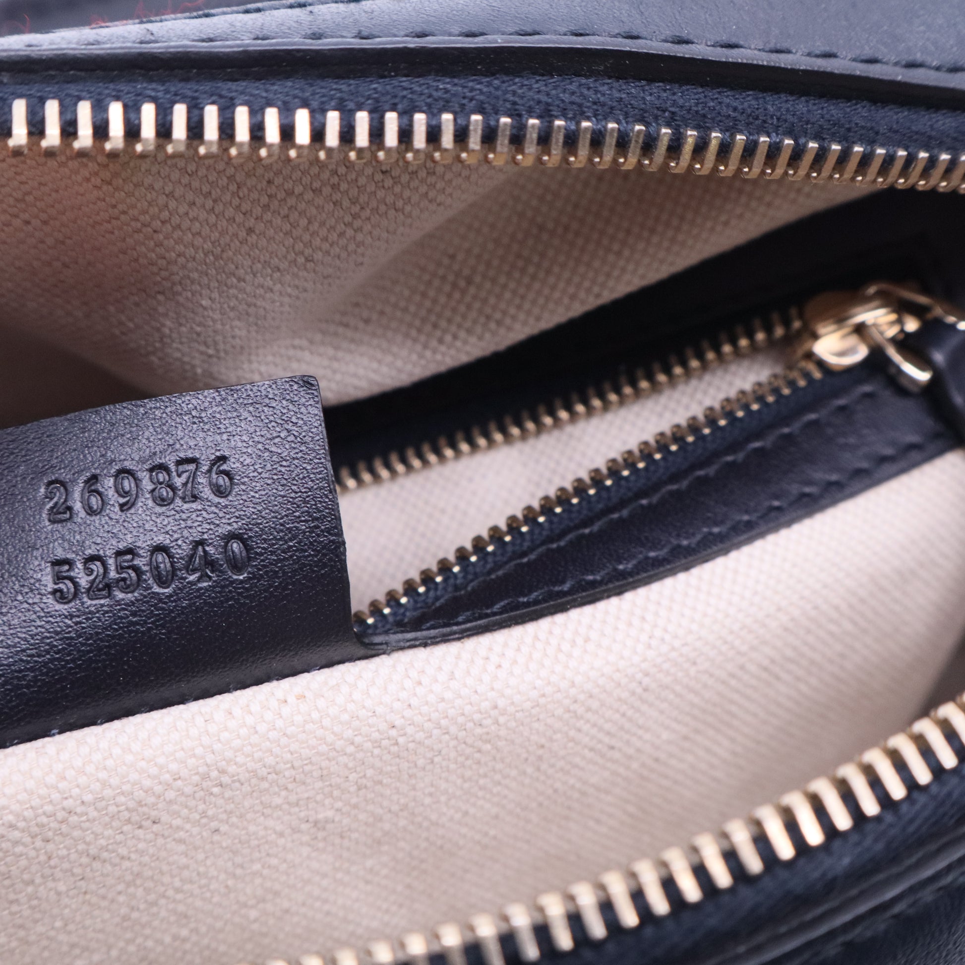 Vintage Web Boston Bag GG Canvas Small B20104
