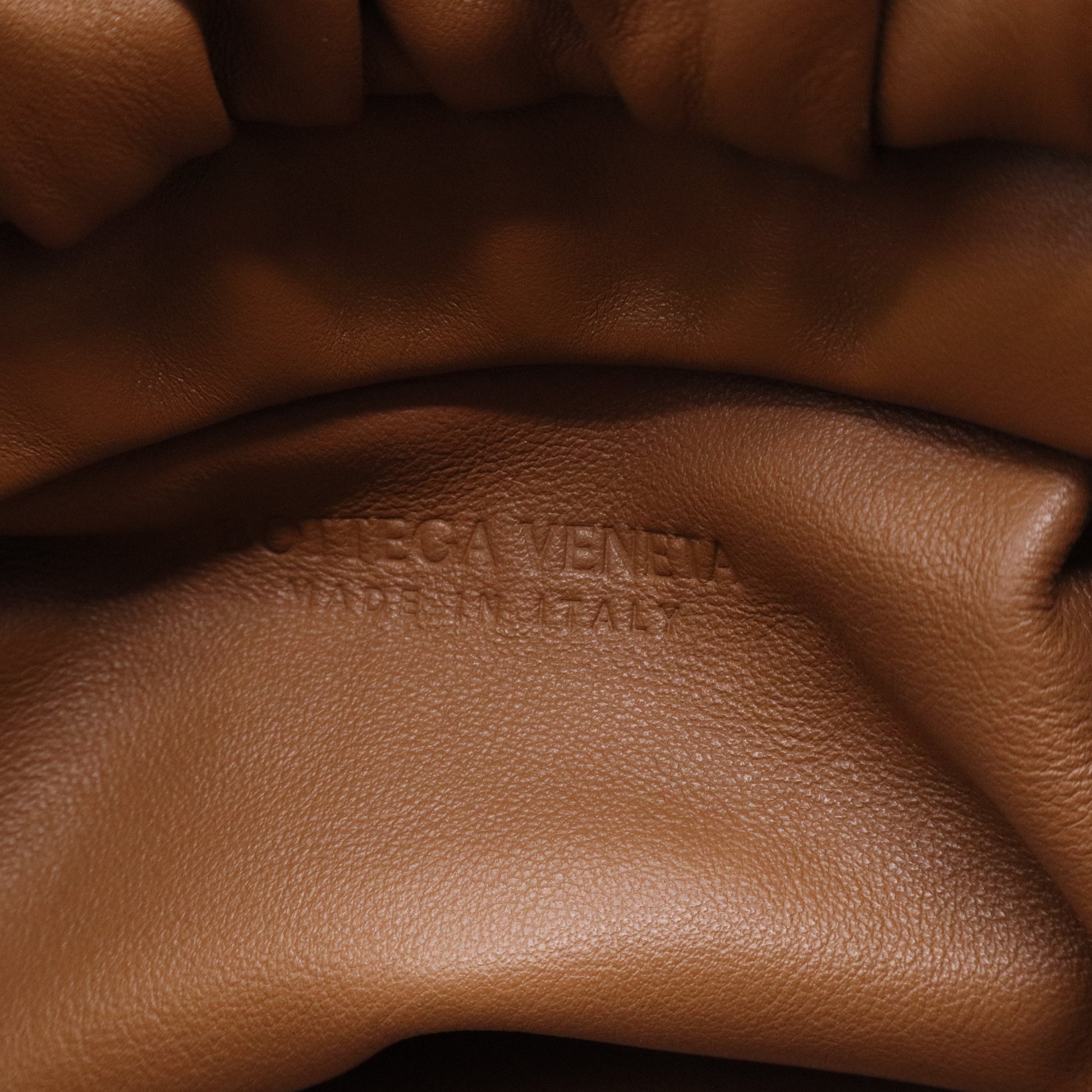 Bottega Veneta Calfskin Chain Pouch For Gisel